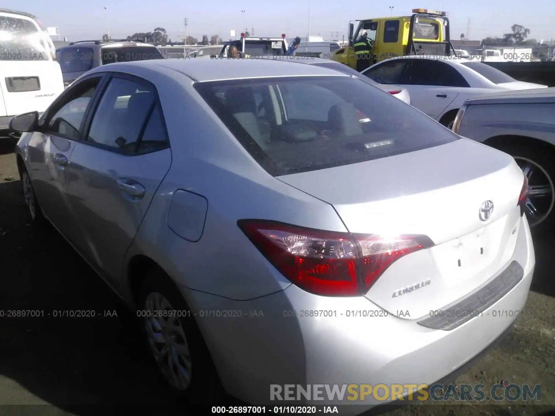 3 Photograph of a damaged car 5YFBURHE7KP891219 TOYOTA COROLLA 2019