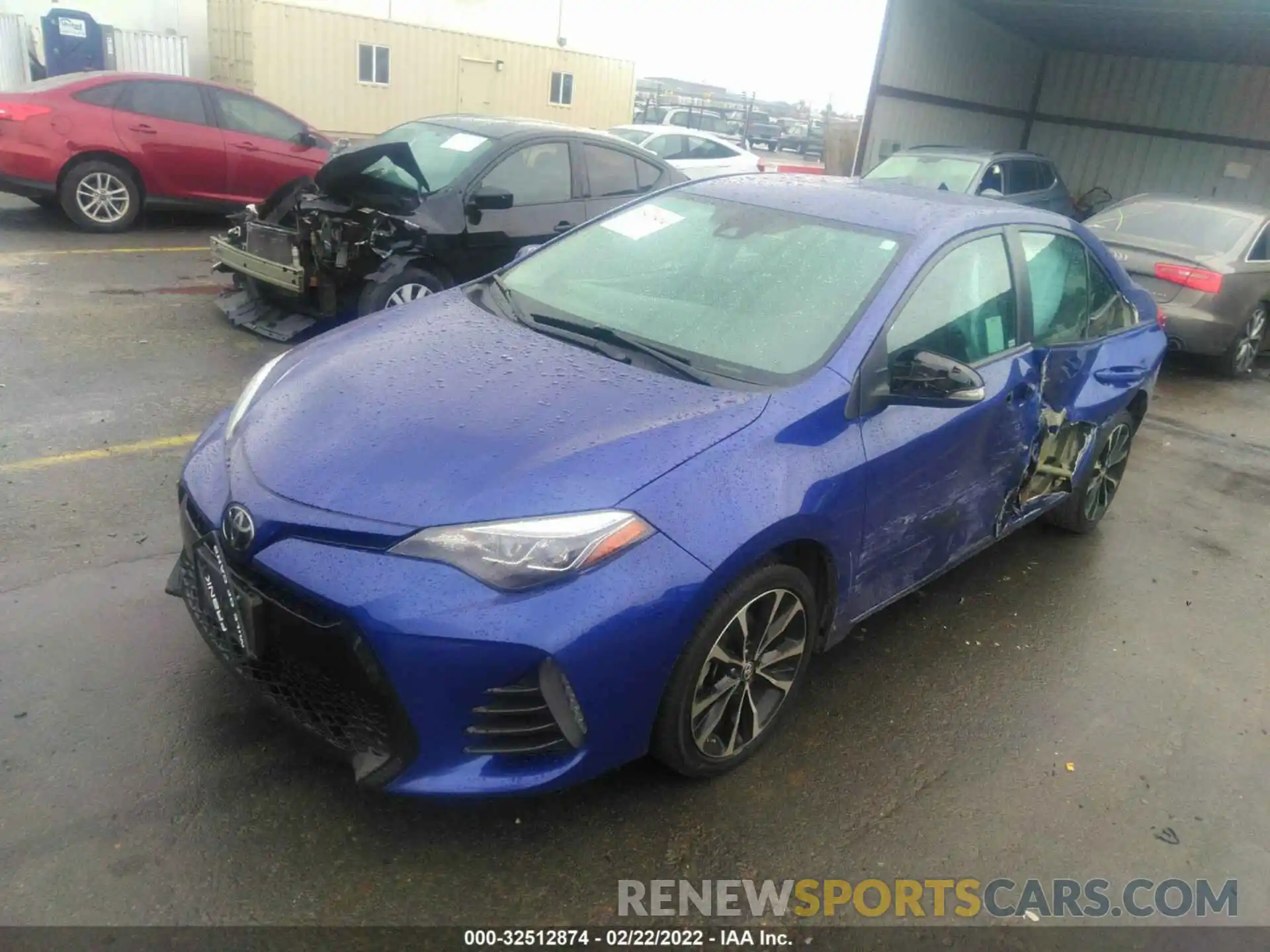 2 Photograph of a damaged car 5YFBURHE7KP891530 TOYOTA COROLLA 2019