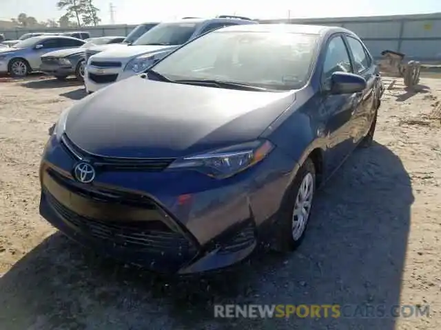 2 Photograph of a damaged car 5YFBURHE7KP891866 TOYOTA COROLLA 2019