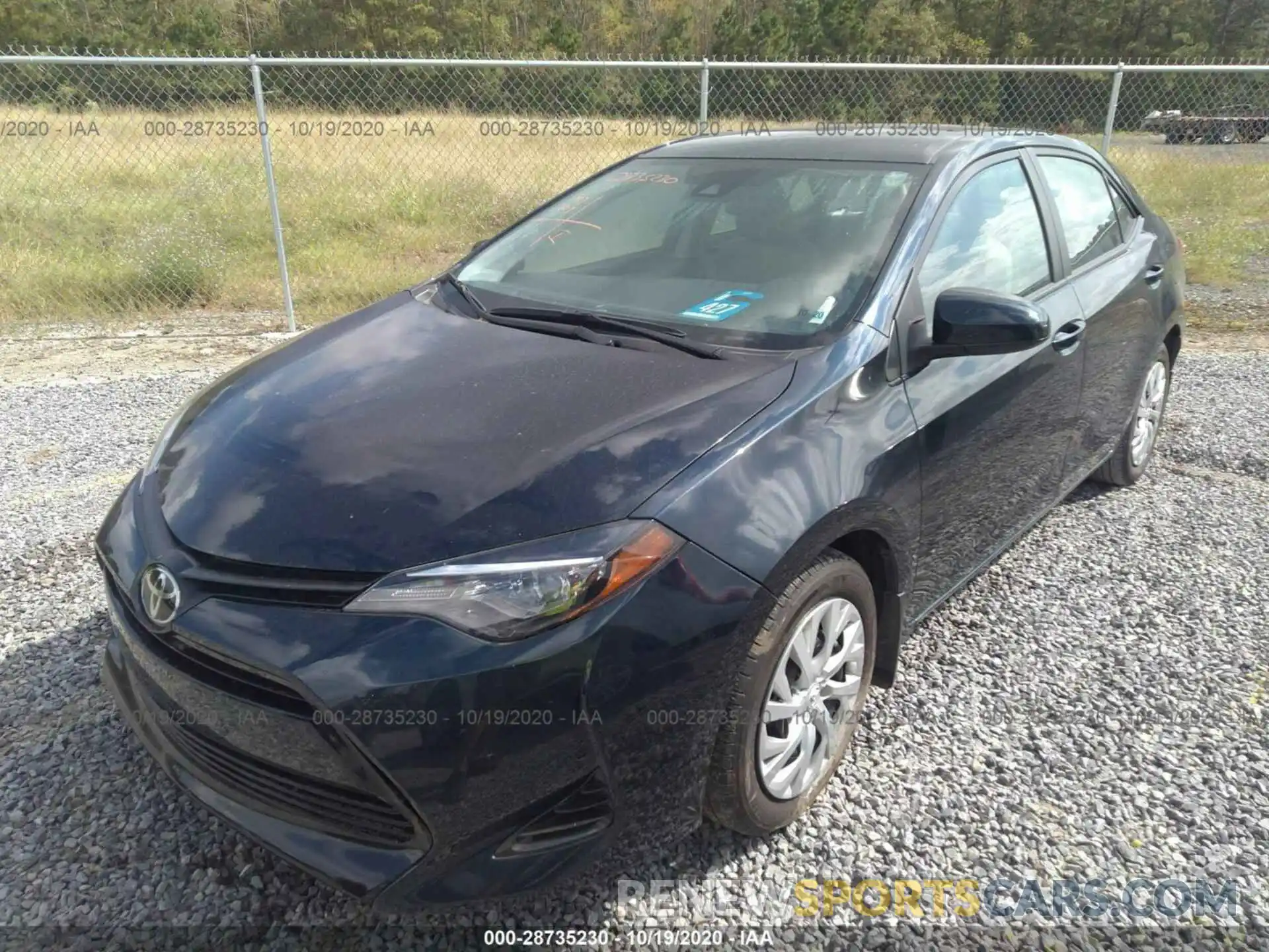 2 Photograph of a damaged car 5YFBURHE7KP891883 TOYOTA COROLLA 2019