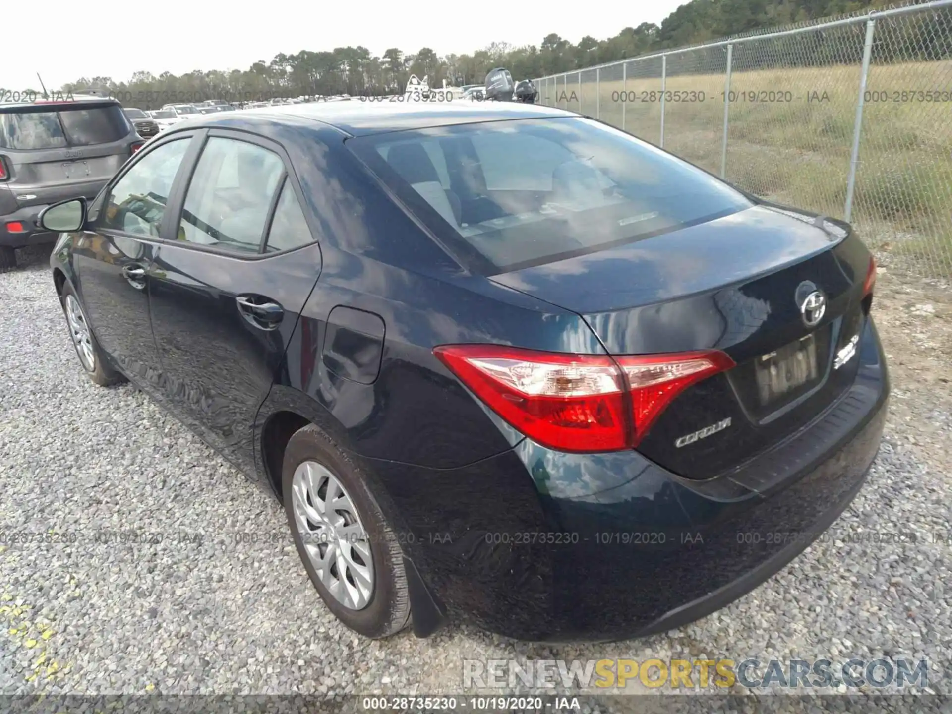 3 Photograph of a damaged car 5YFBURHE7KP891883 TOYOTA COROLLA 2019