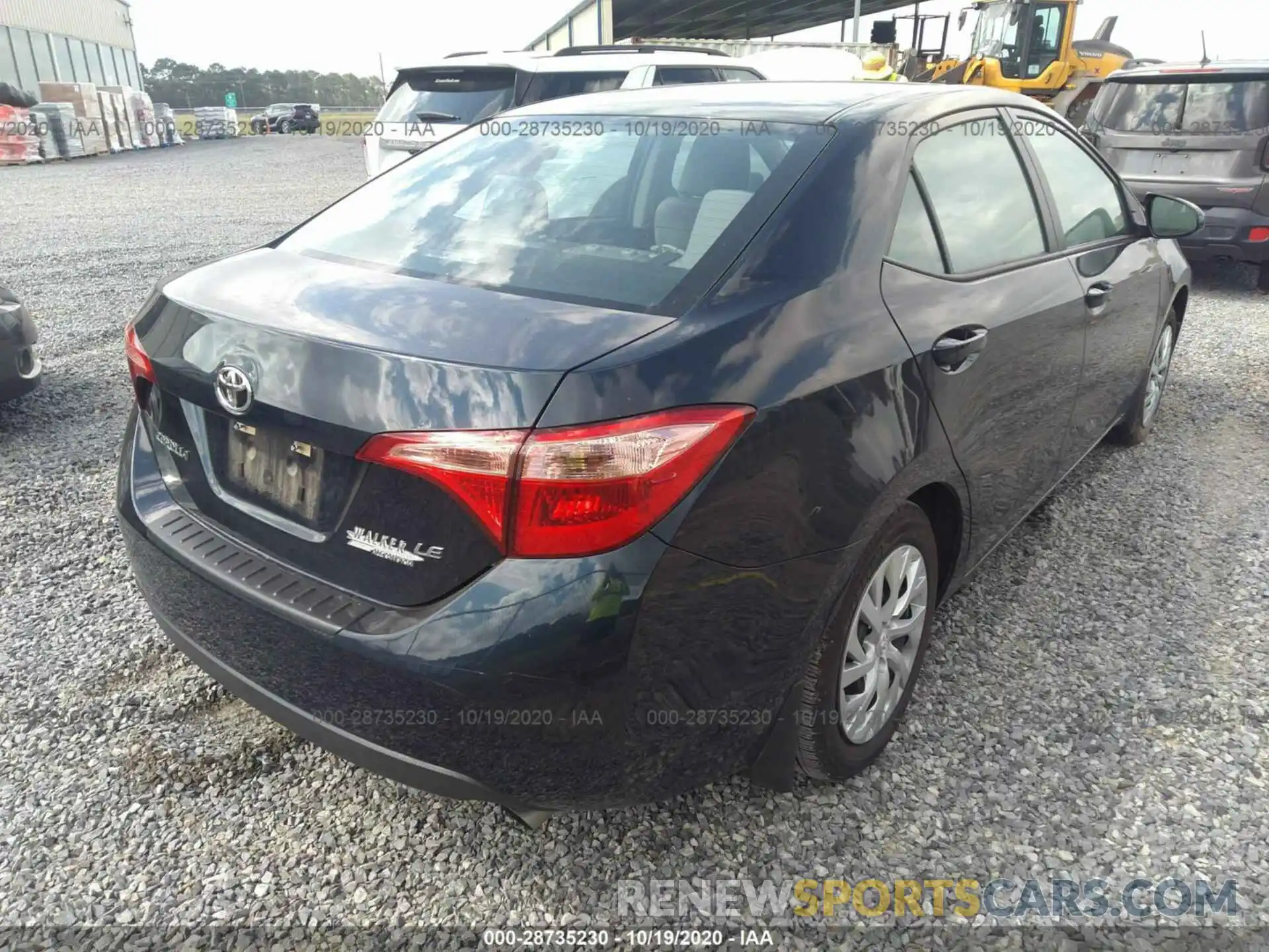 4 Photograph of a damaged car 5YFBURHE7KP891883 TOYOTA COROLLA 2019