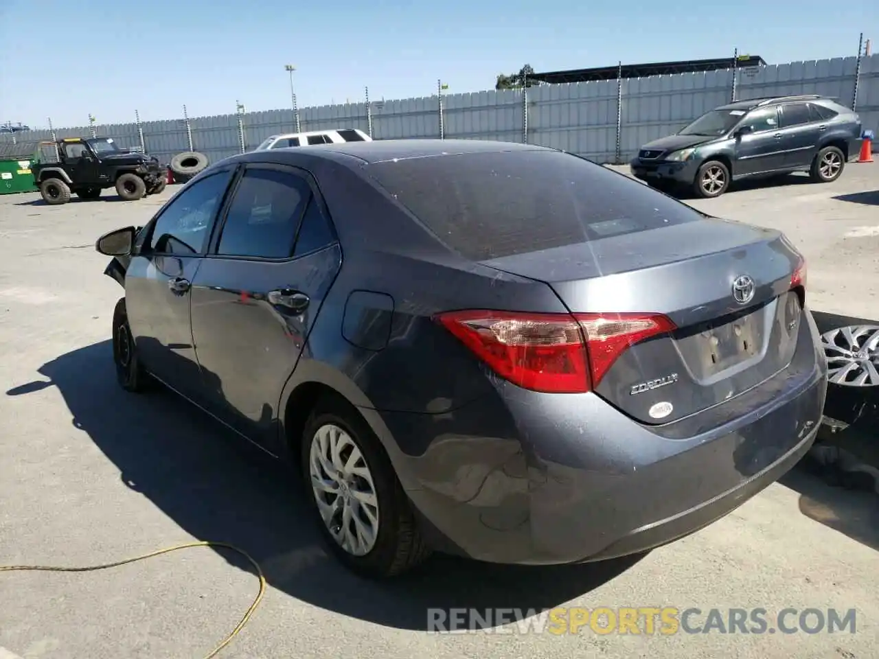 3 Photograph of a damaged car 5YFBURHE7KP892077 TOYOTA COROLLA 2019