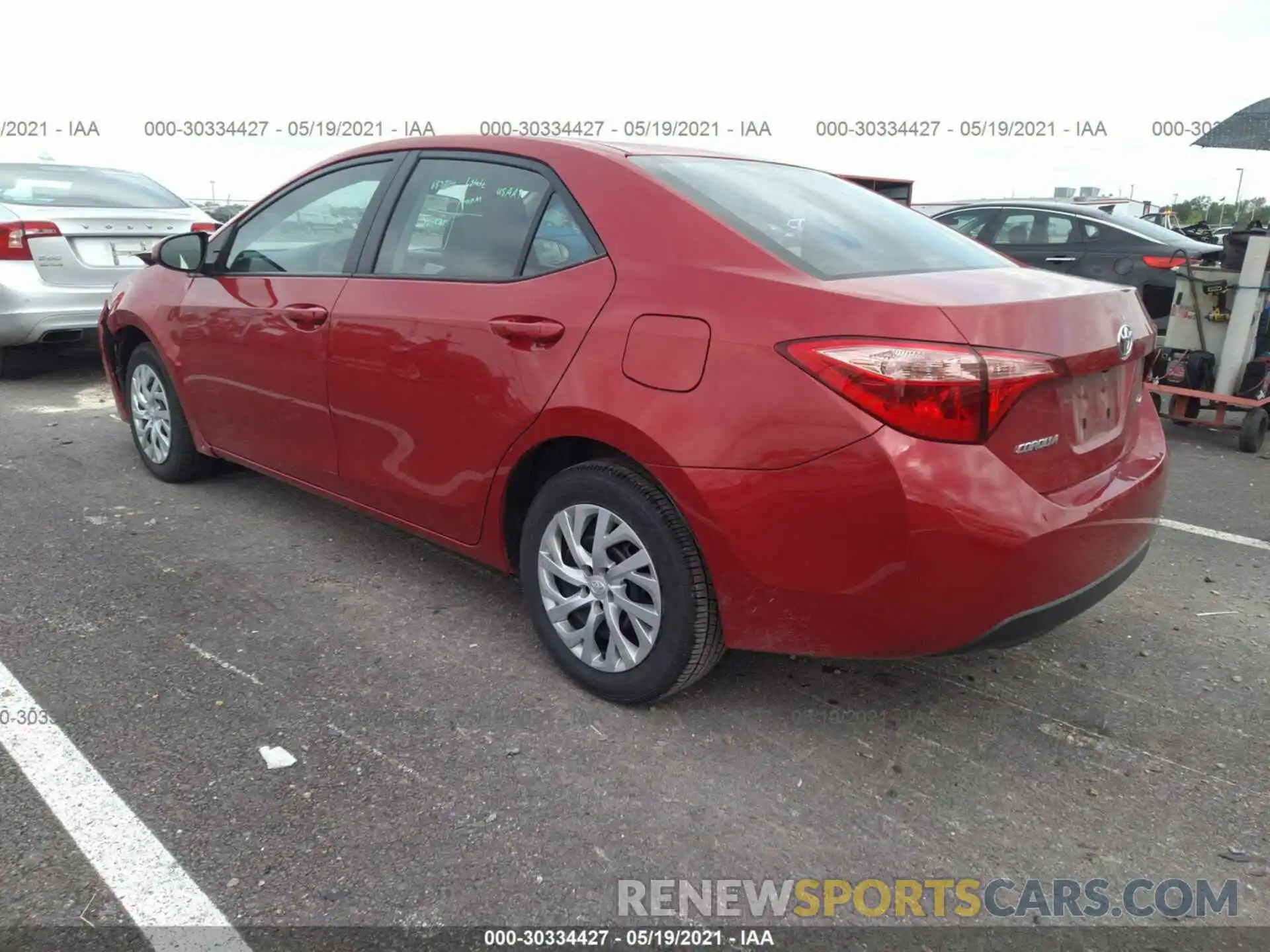 3 Photograph of a damaged car 5YFBURHE7KP892743 TOYOTA COROLLA 2019