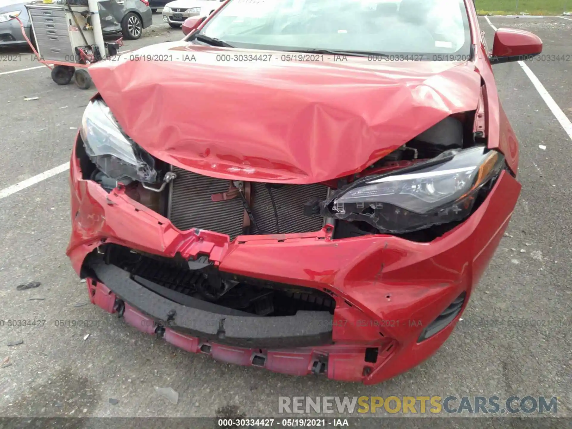 6 Photograph of a damaged car 5YFBURHE7KP892743 TOYOTA COROLLA 2019