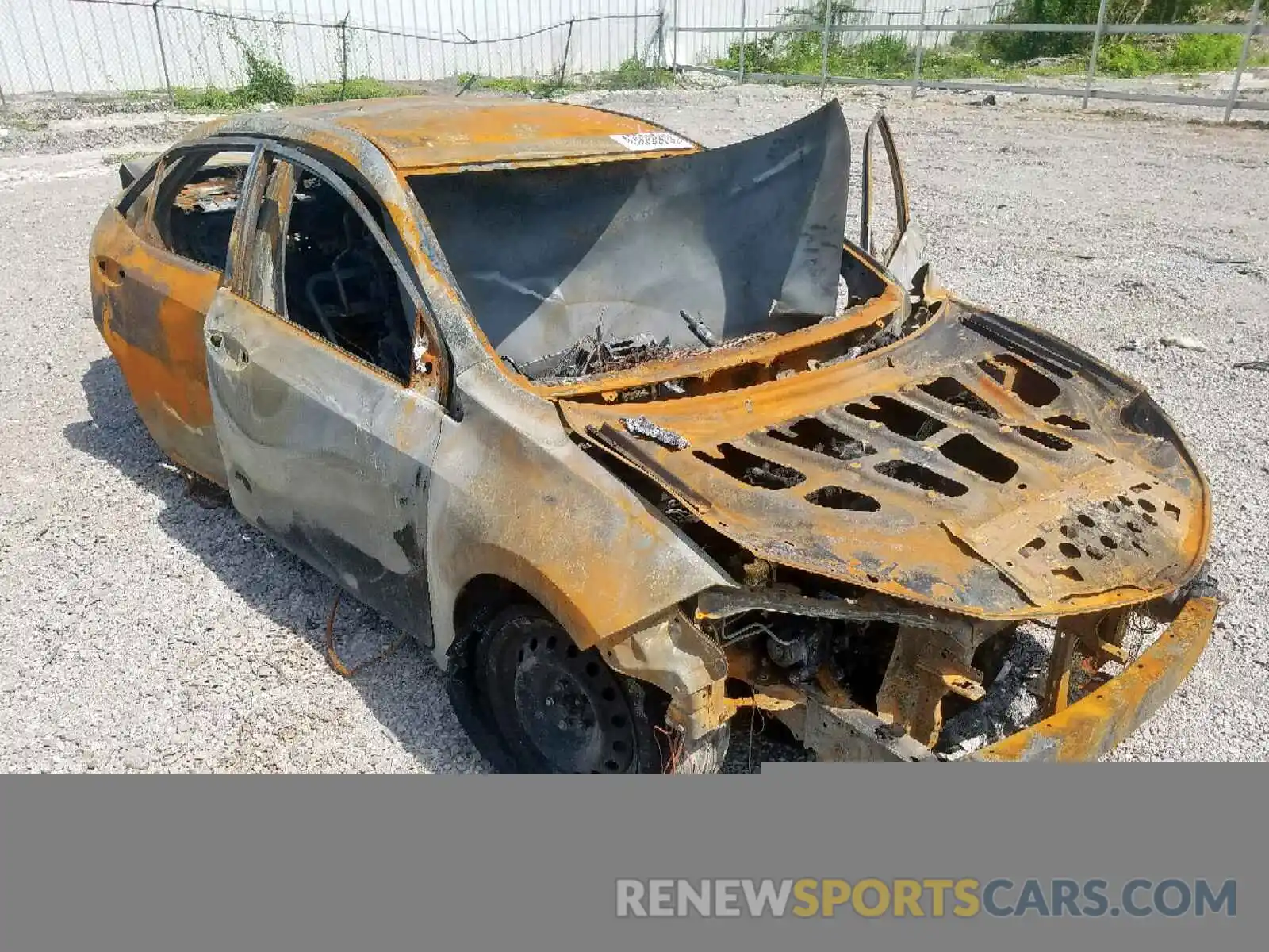 1 Photograph of a damaged car 5YFBURHE7KP892760 TOYOTA COROLLA 2019