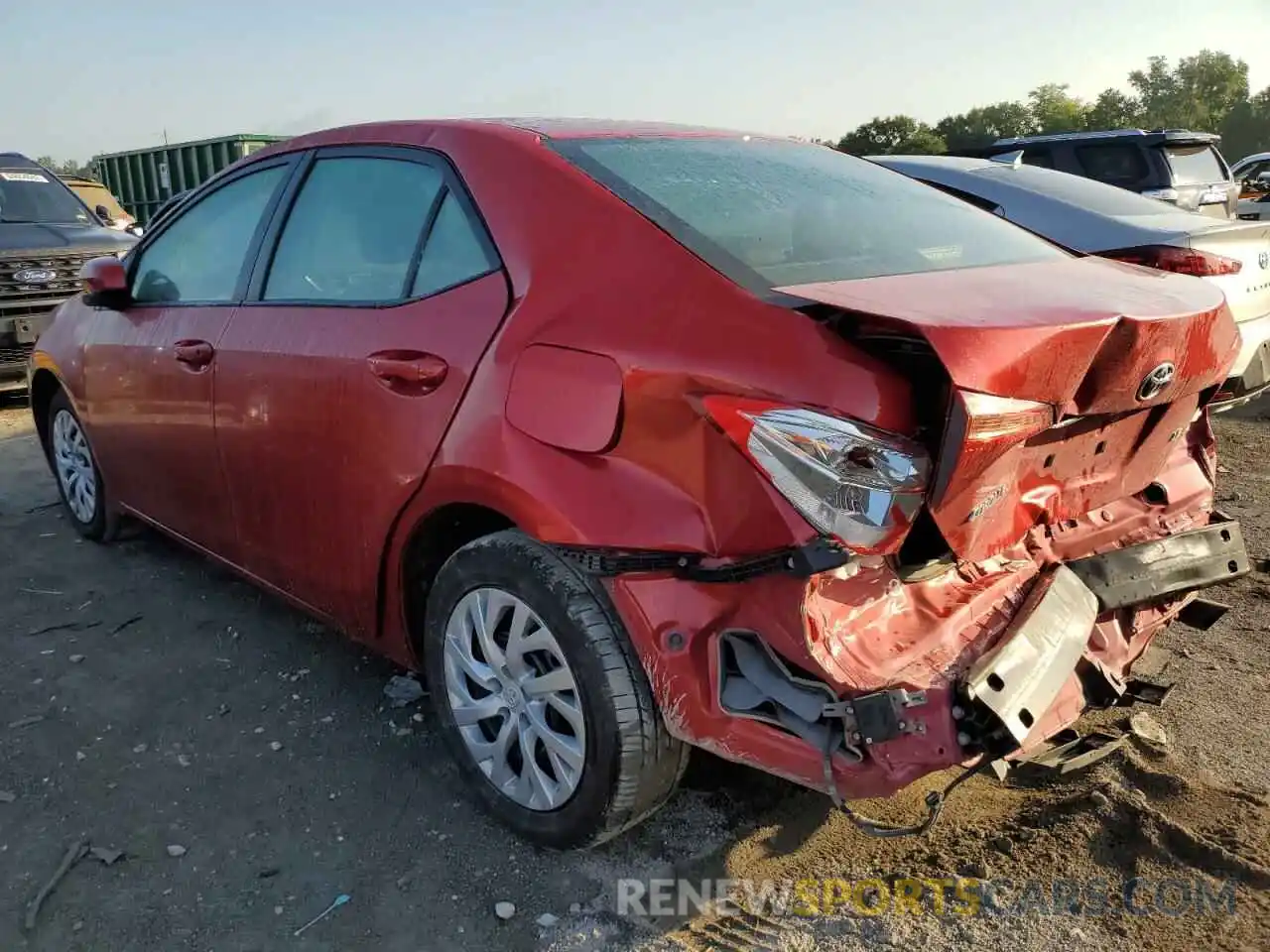 3 Photograph of a damaged car 5YFBURHE7KP893293 TOYOTA COROLLA 2019