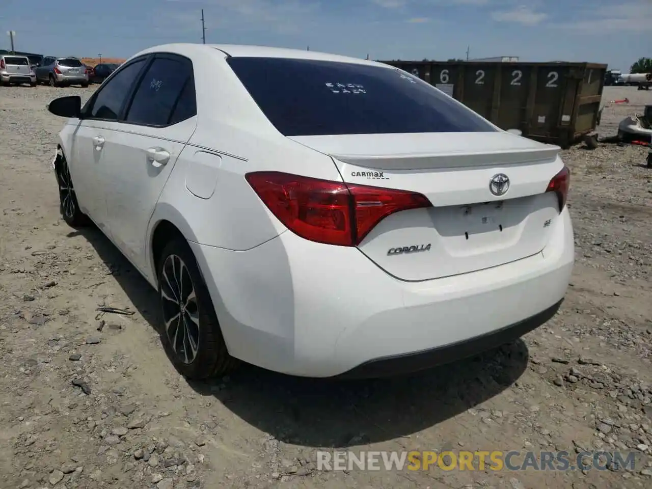 3 Photograph of a damaged car 5YFBURHE7KP893505 TOYOTA COROLLA 2019