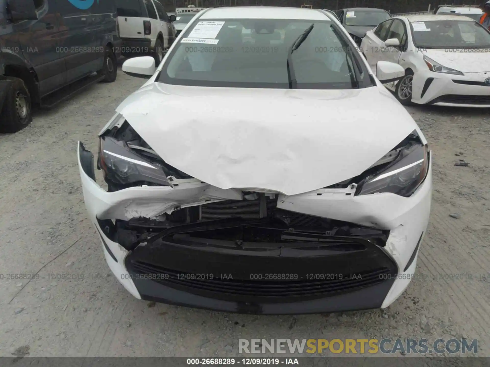 6 Photograph of a damaged car 5YFBURHE7KP893519 TOYOTA COROLLA 2019