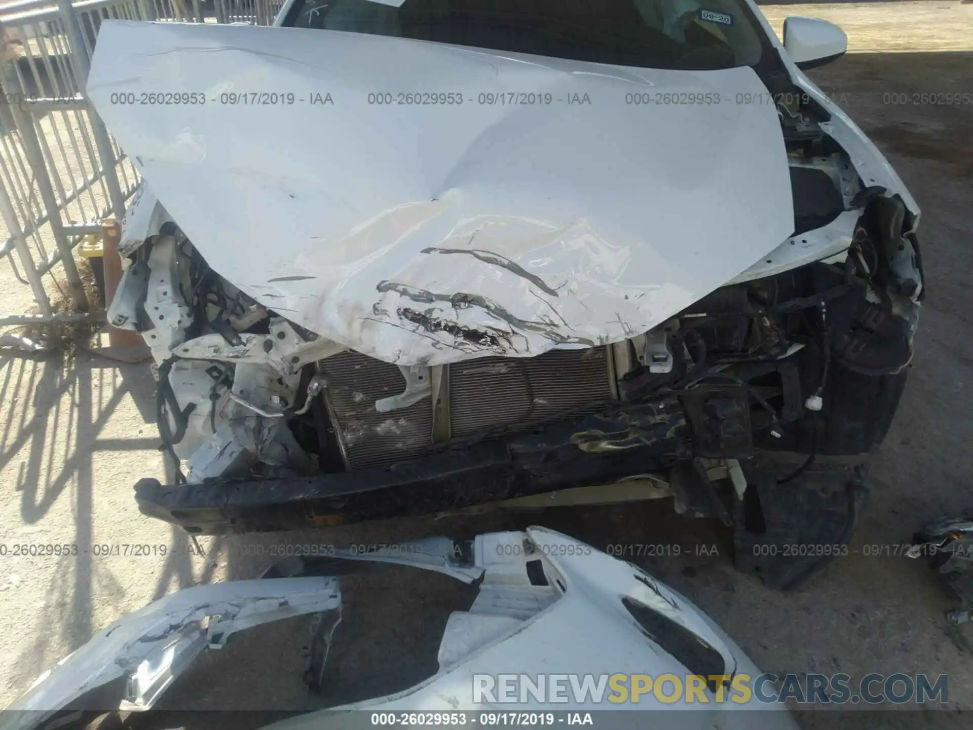 6 Photograph of a damaged car 5YFBURHE7KP893603 TOYOTA COROLLA 2019