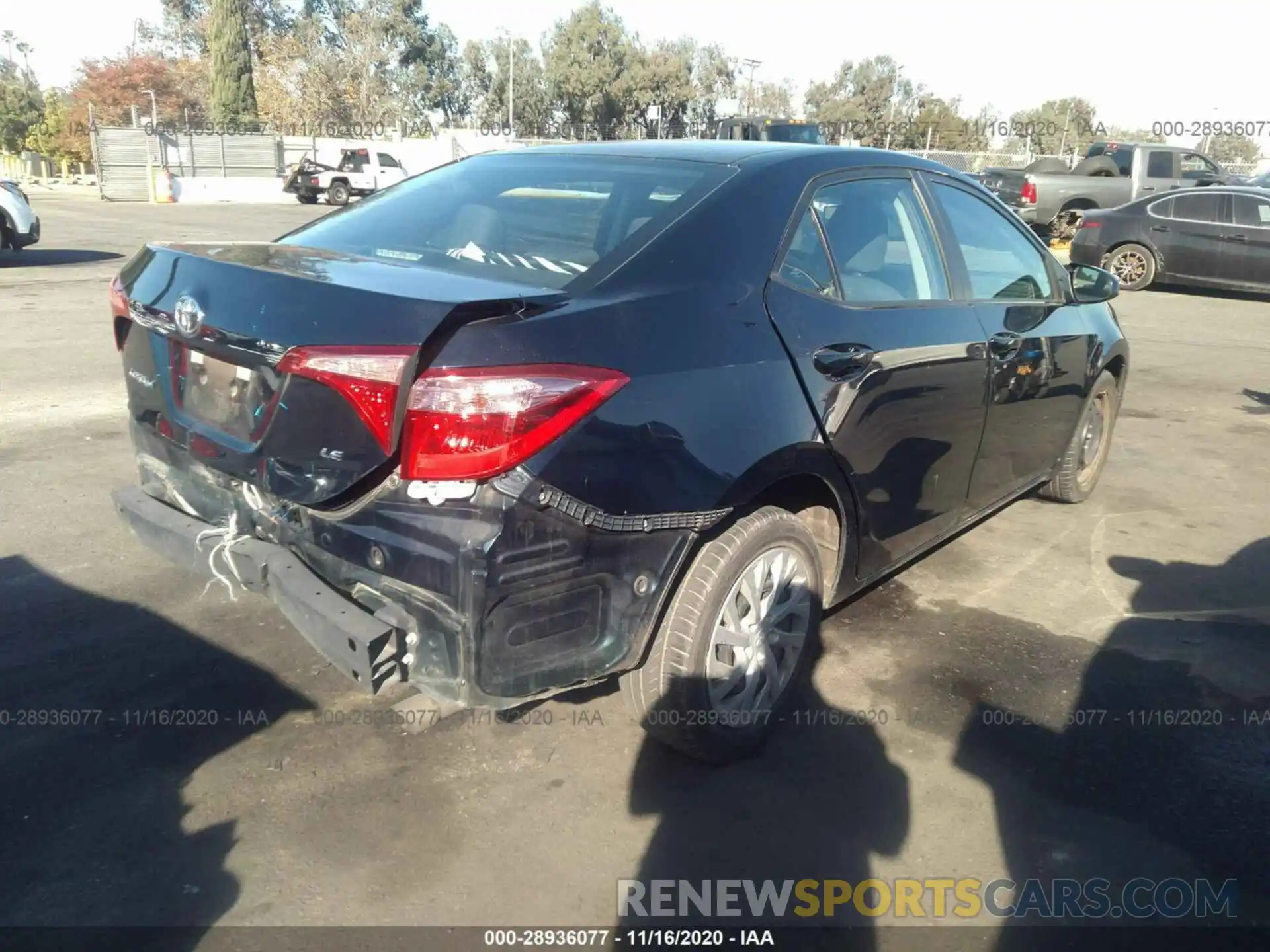 4 Photograph of a damaged car 5YFBURHE7KP894783 TOYOTA COROLLA 2019