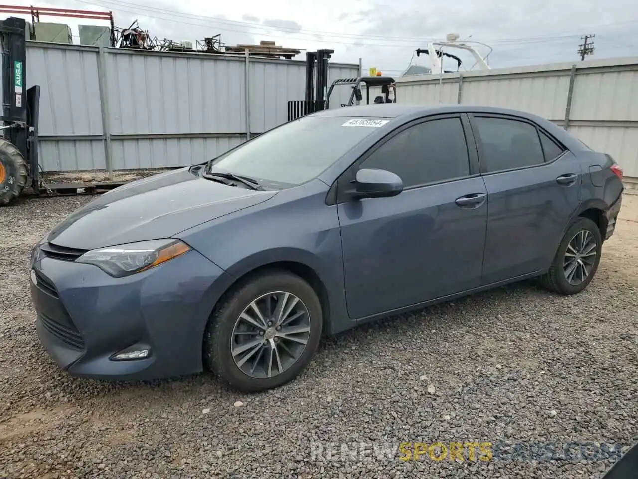 1 Photograph of a damaged car 5YFBURHE7KP894850 TOYOTA COROLLA 2019