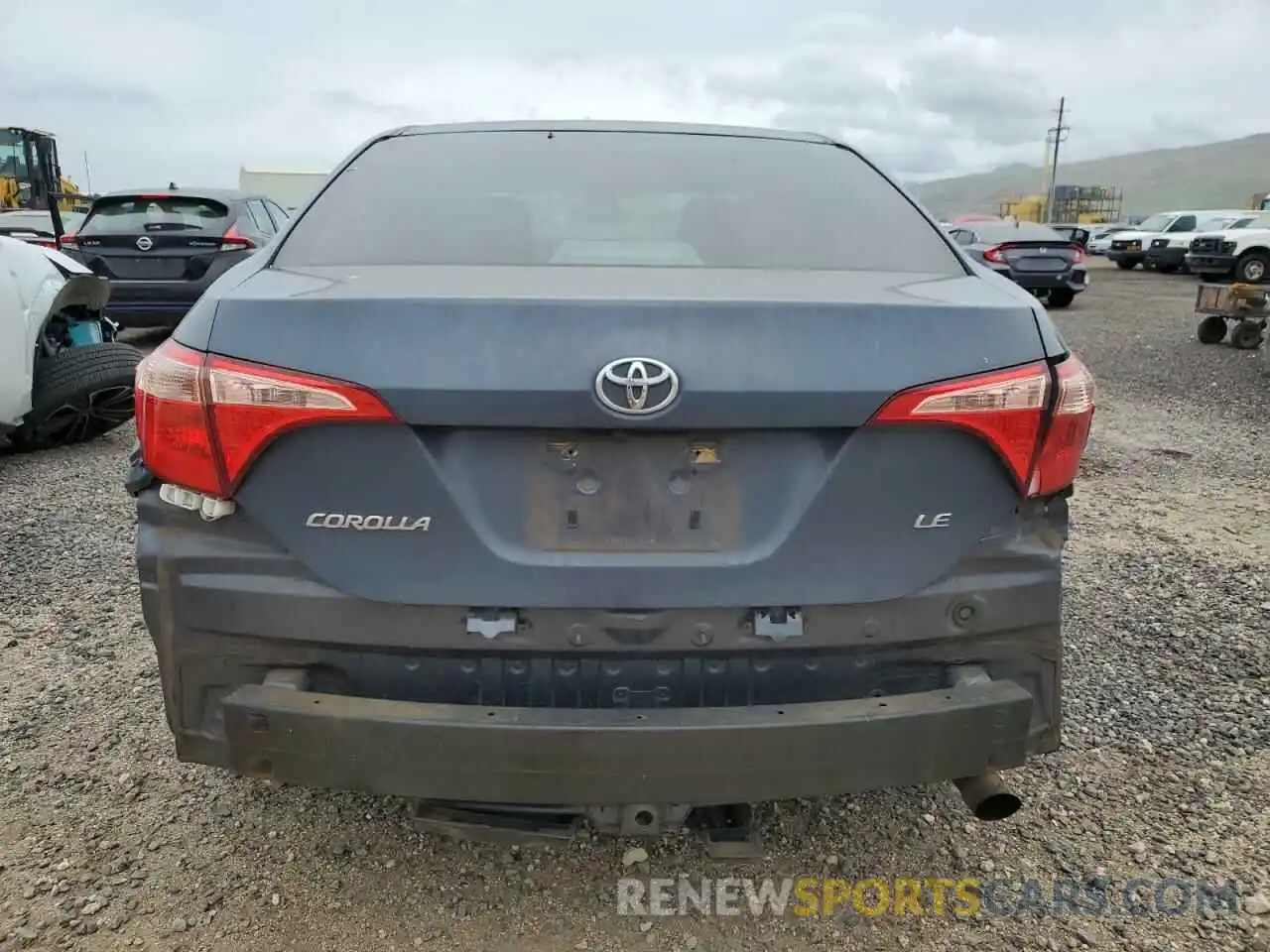 6 Photograph of a damaged car 5YFBURHE7KP894850 TOYOTA COROLLA 2019