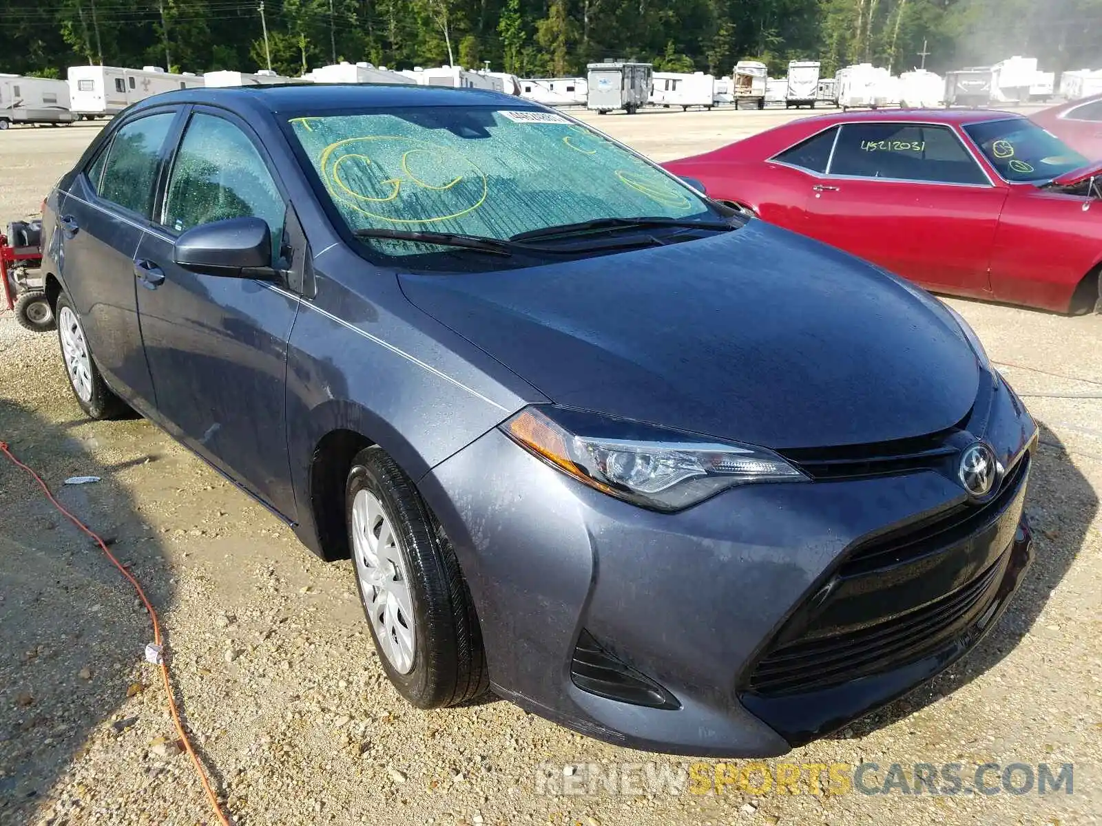 1 Photograph of a damaged car 5YFBURHE7KP895299 TOYOTA COROLLA 2019