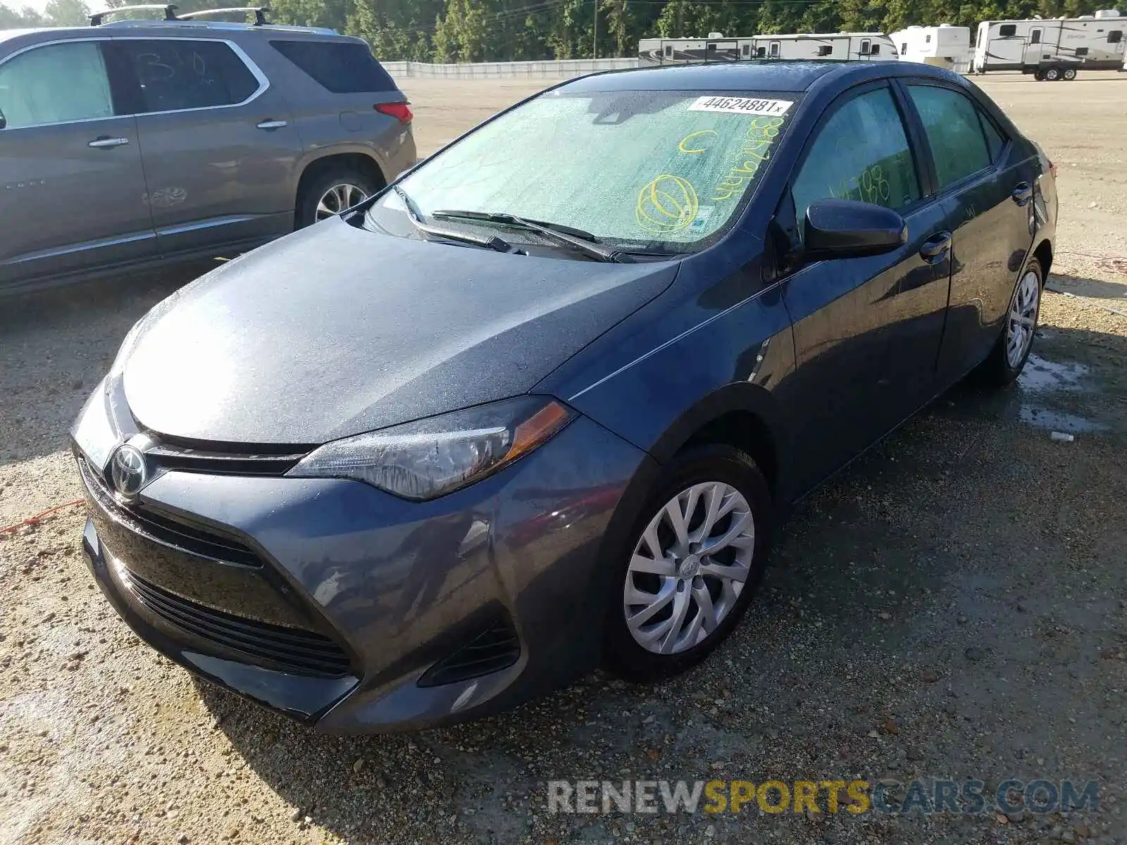 2 Photograph of a damaged car 5YFBURHE7KP895299 TOYOTA COROLLA 2019