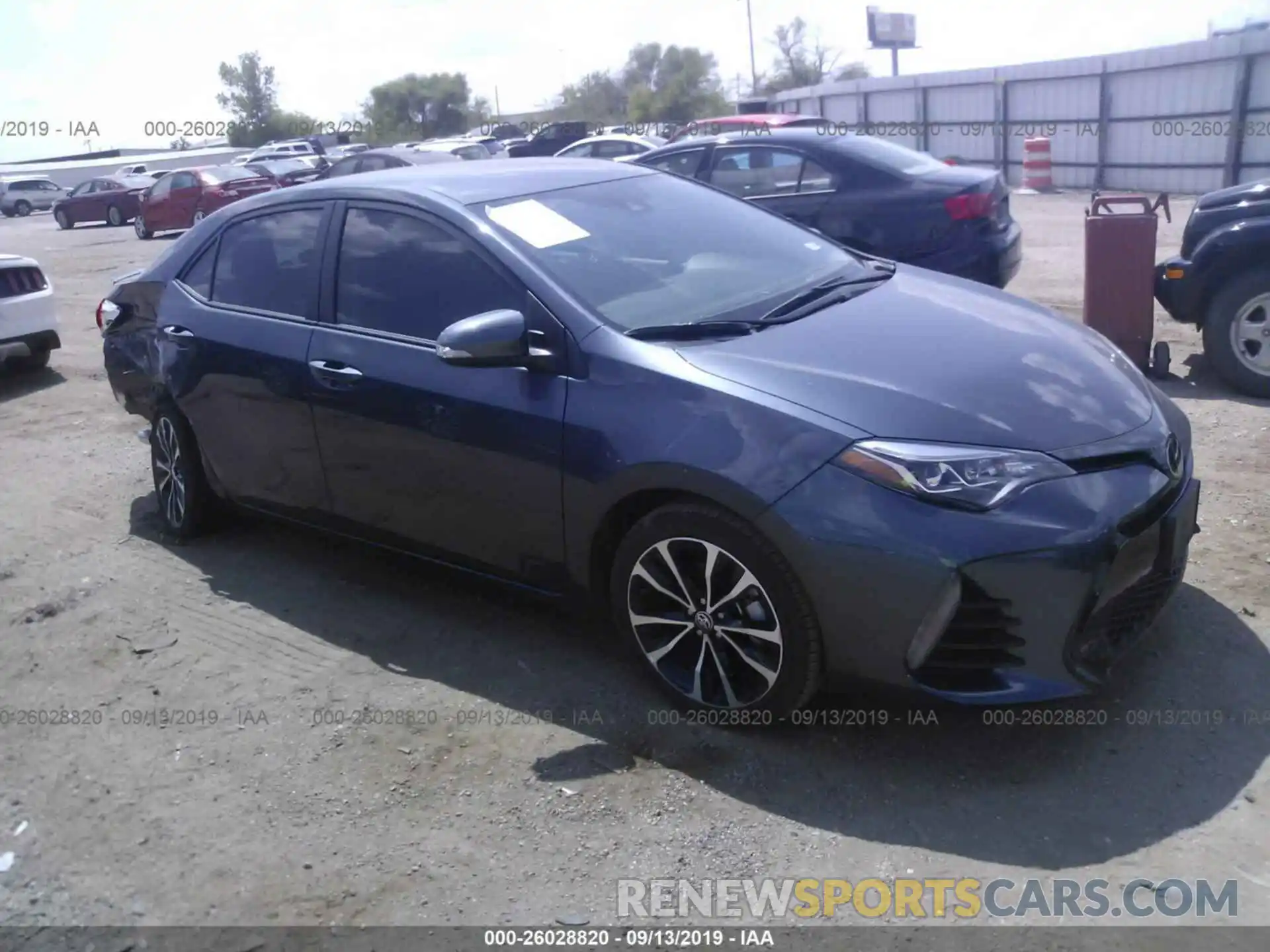 1 Photograph of a damaged car 5YFBURHE7KP895772 TOYOTA COROLLA 2019