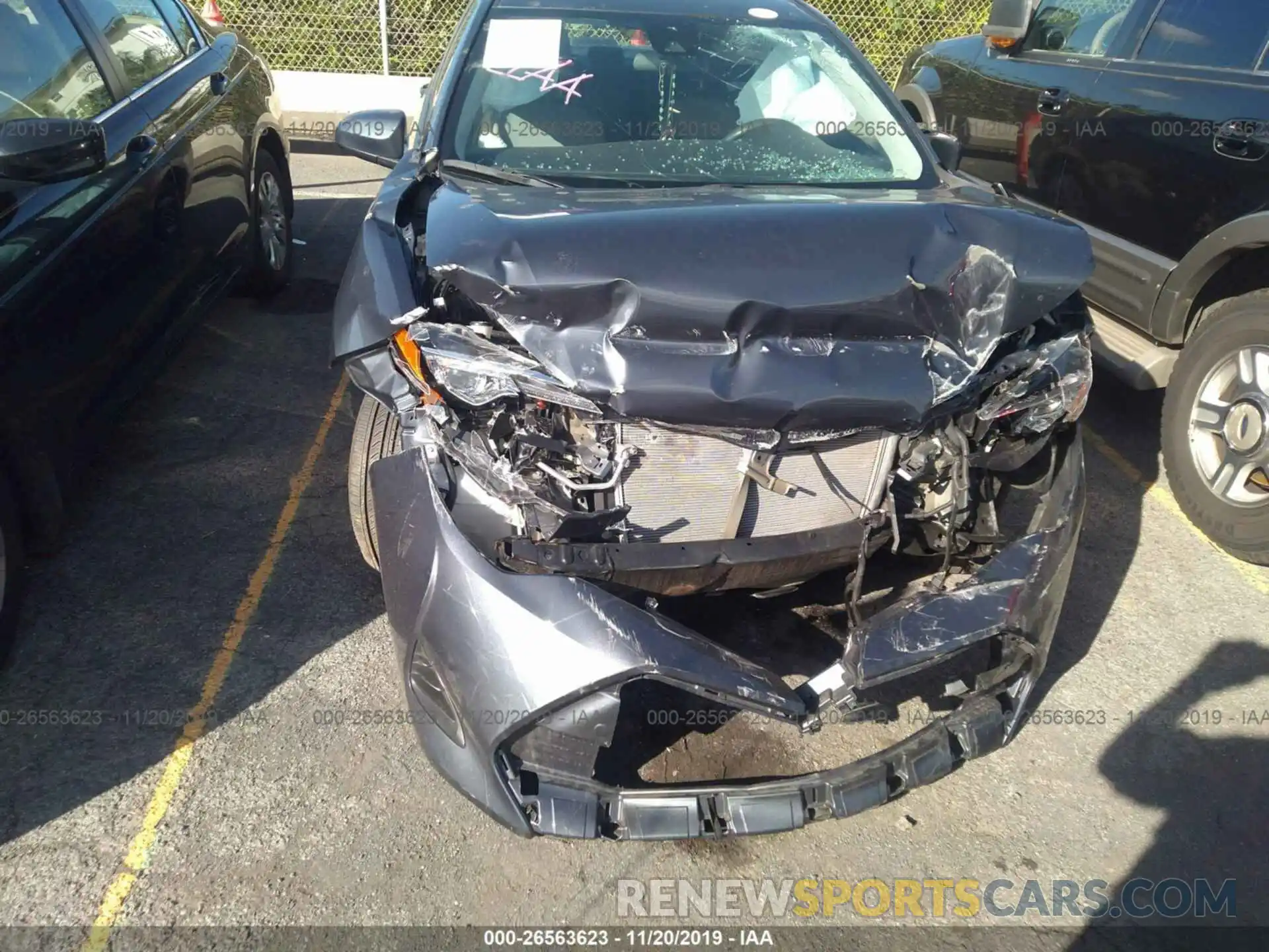 6 Photograph of a damaged car 5YFBURHE7KP895786 TOYOTA COROLLA 2019