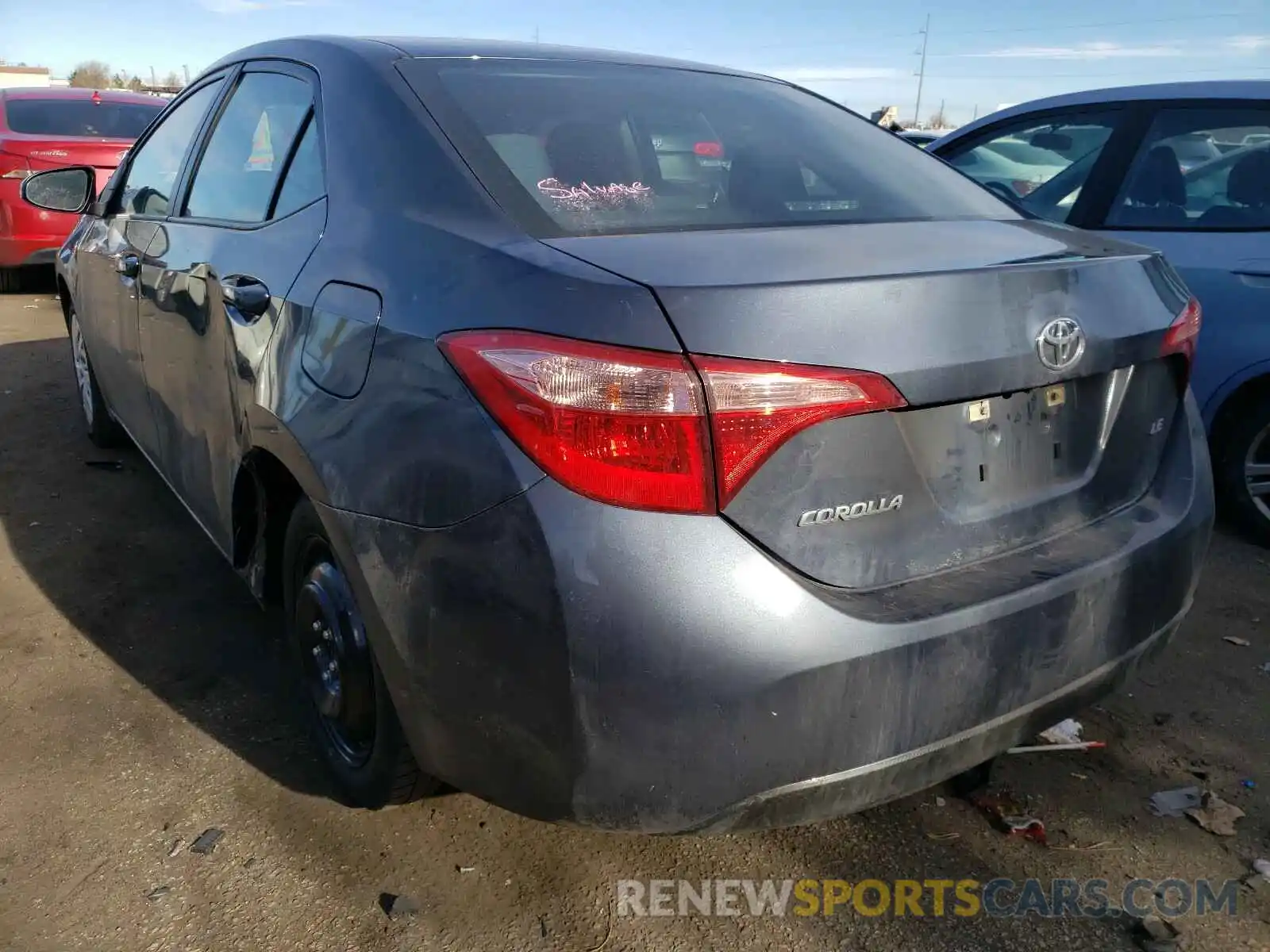 3 Photograph of a damaged car 5YFBURHE7KP896632 TOYOTA COROLLA 2019