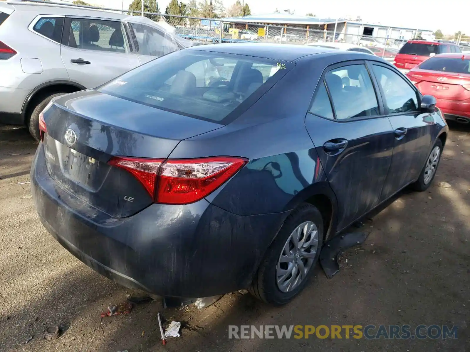 4 Photograph of a damaged car 5YFBURHE7KP896632 TOYOTA COROLLA 2019