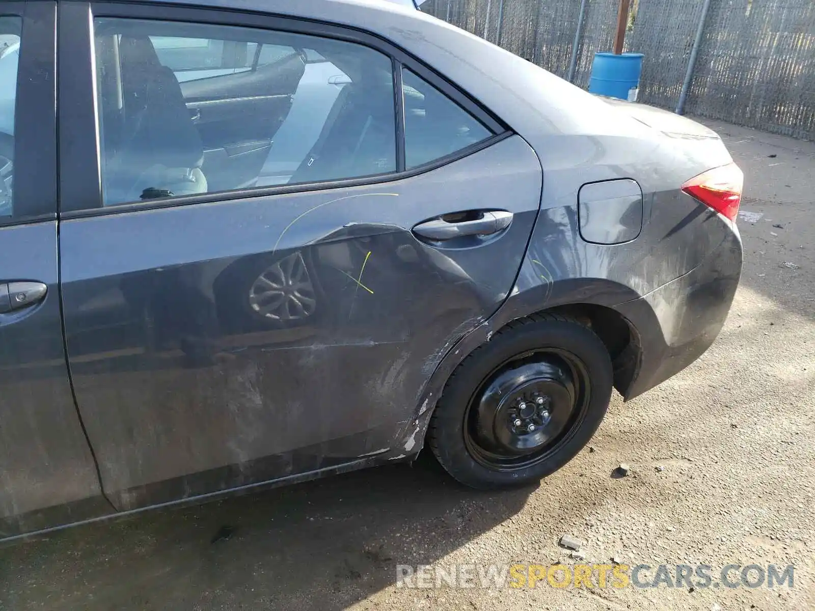 9 Photograph of a damaged car 5YFBURHE7KP896632 TOYOTA COROLLA 2019