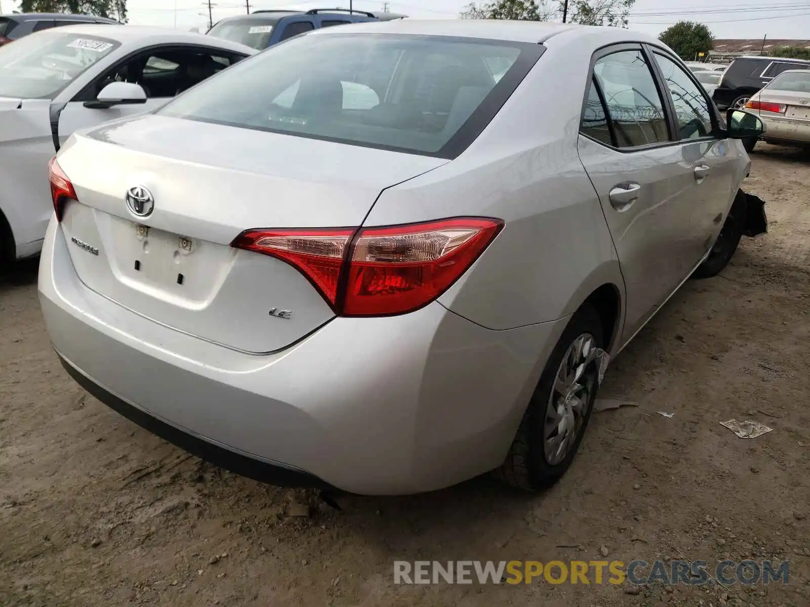 4 Photograph of a damaged car 5YFBURHE7KP896954 TOYOTA COROLLA 2019