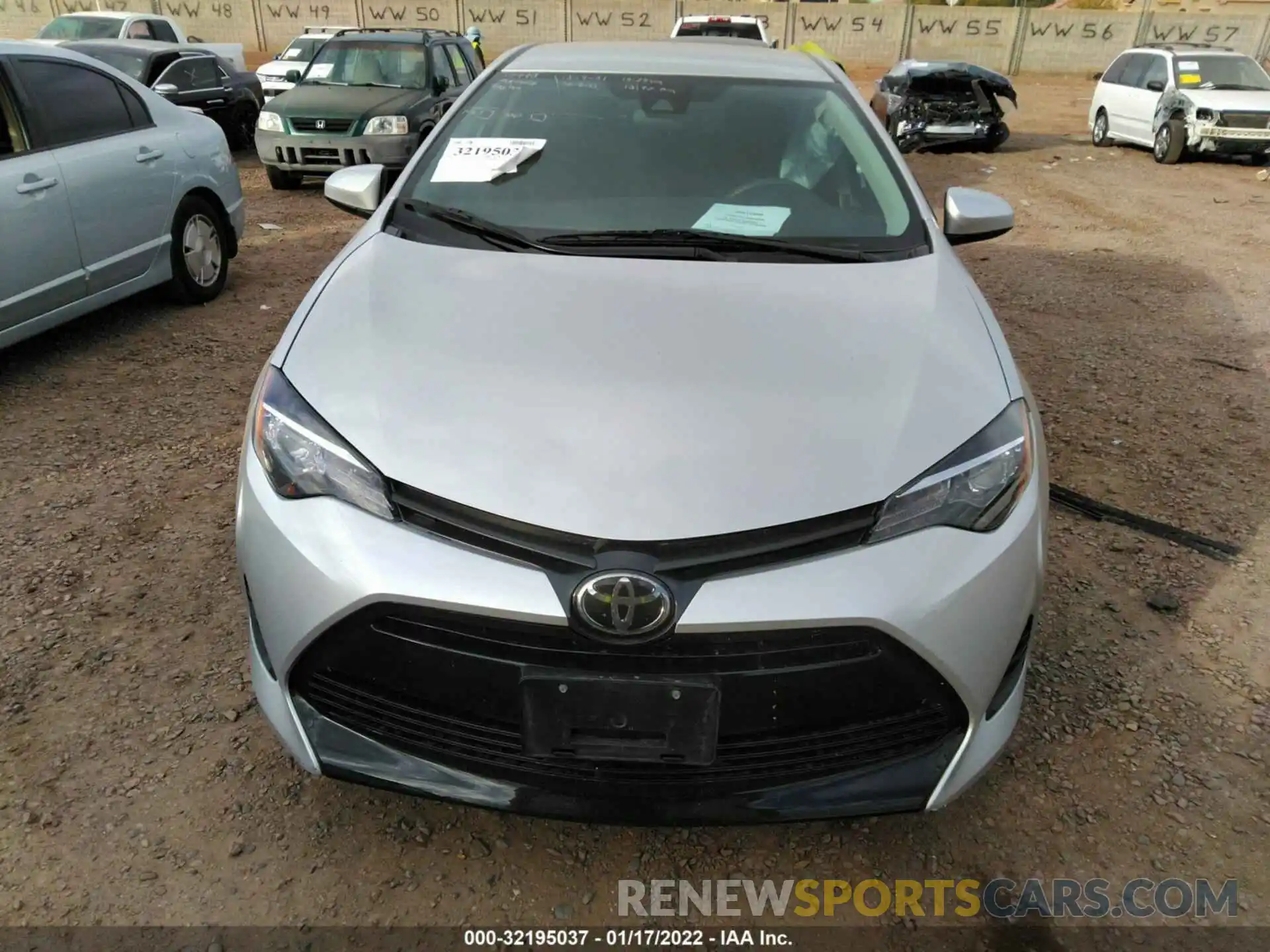 6 Photograph of a damaged car 5YFBURHE7KP896971 TOYOTA COROLLA 2019