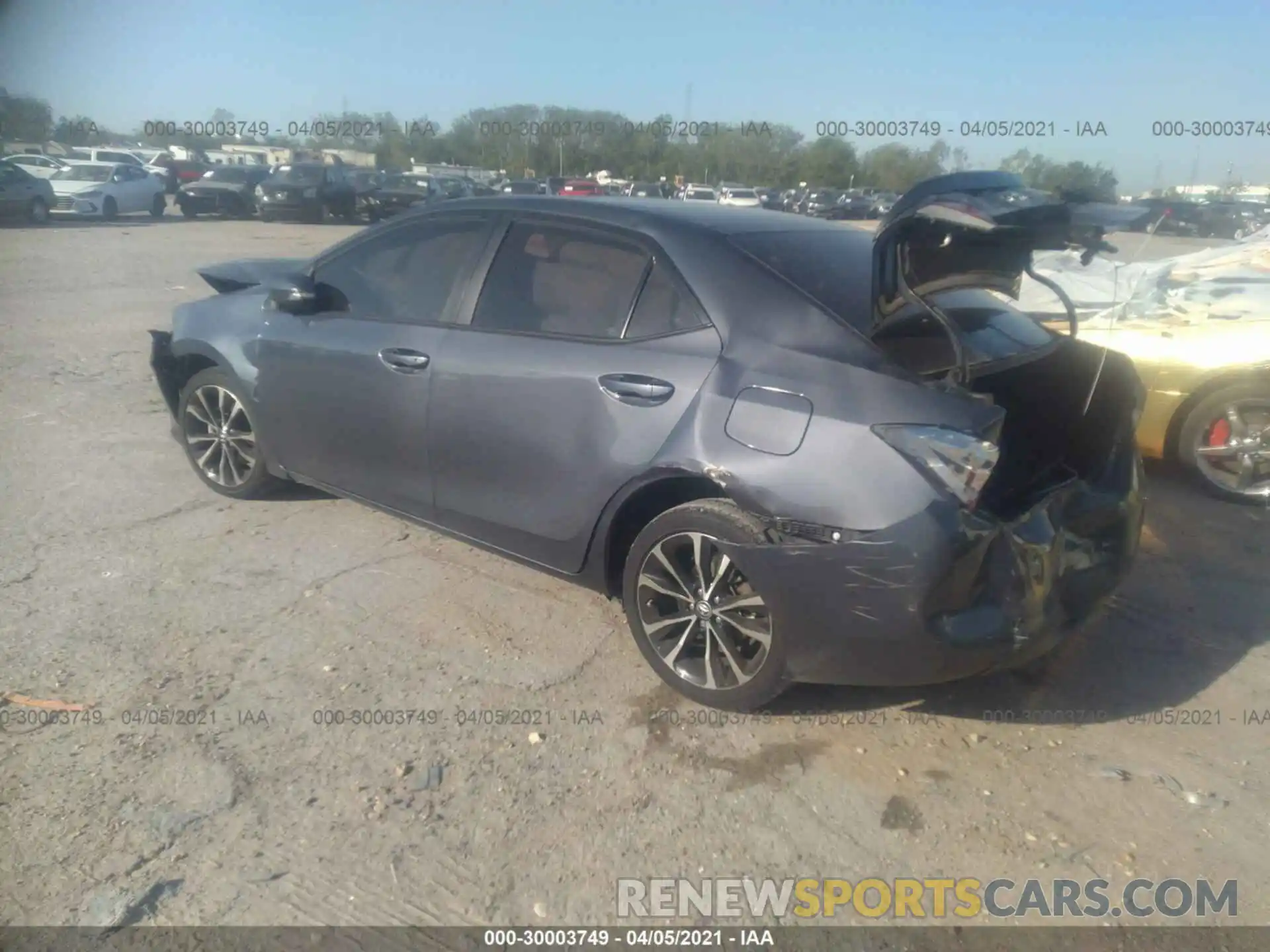 3 Photograph of a damaged car 5YFBURHE7KP897019 TOYOTA COROLLA 2019