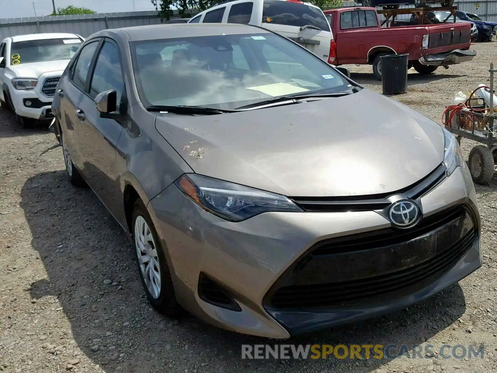 1 Photograph of a damaged car 5YFBURHE7KP897411 TOYOTA COROLLA 2019