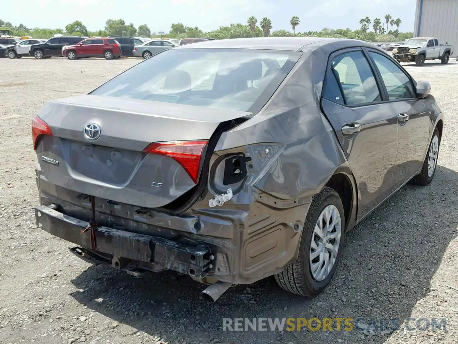 4 Photograph of a damaged car 5YFBURHE7KP897411 TOYOTA COROLLA 2019