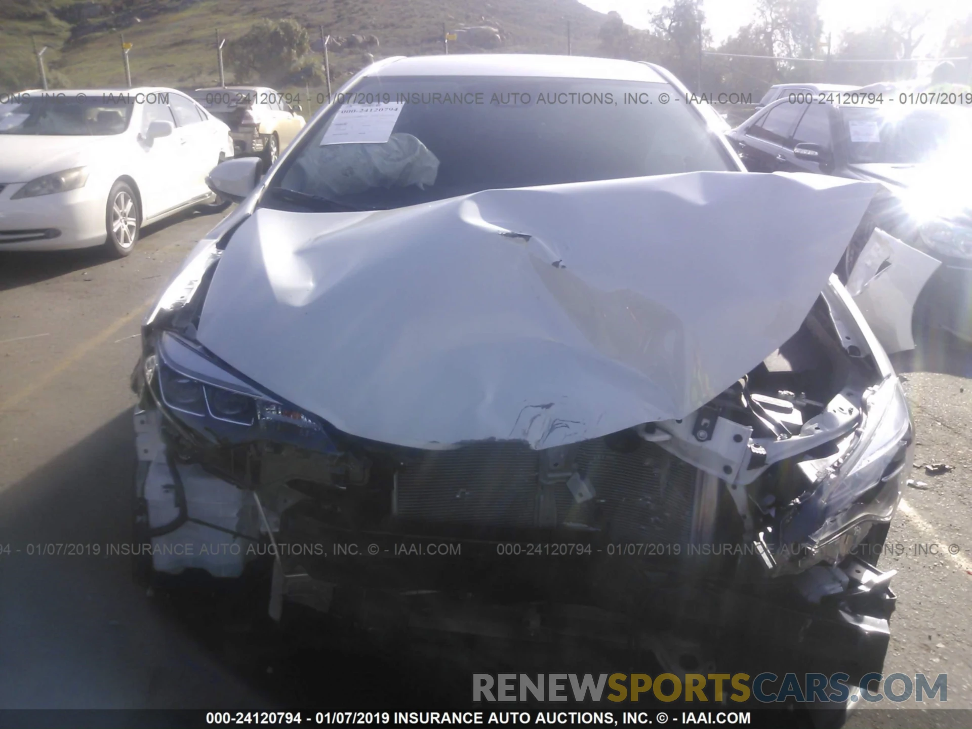 6 Photograph of a damaged car 5YFBURHE7KP897506 TOYOTA COROLLA 2019