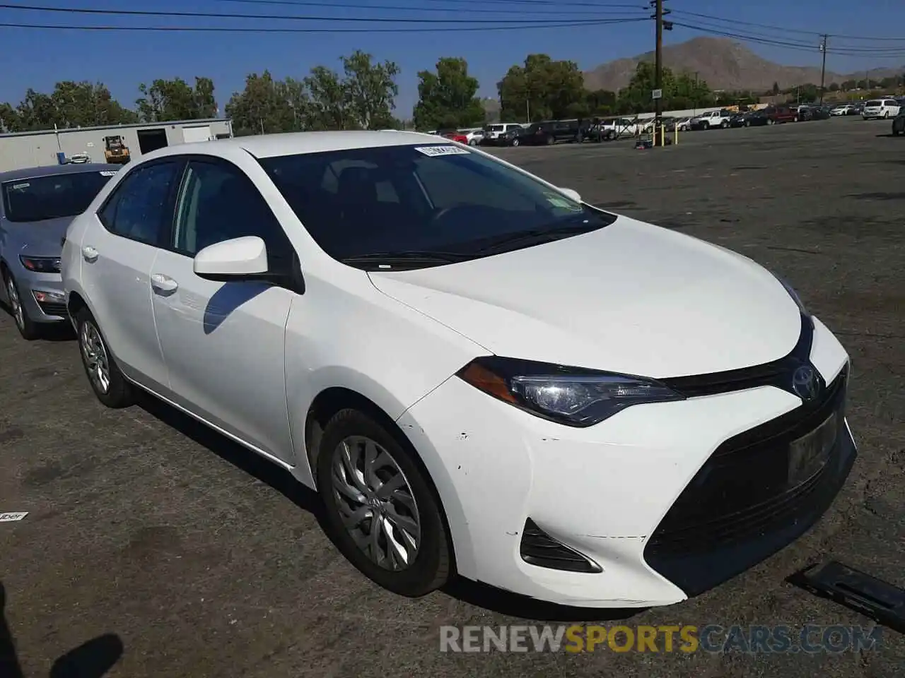 1 Photograph of a damaged car 5YFBURHE7KP897702 TOYOTA COROLLA 2019