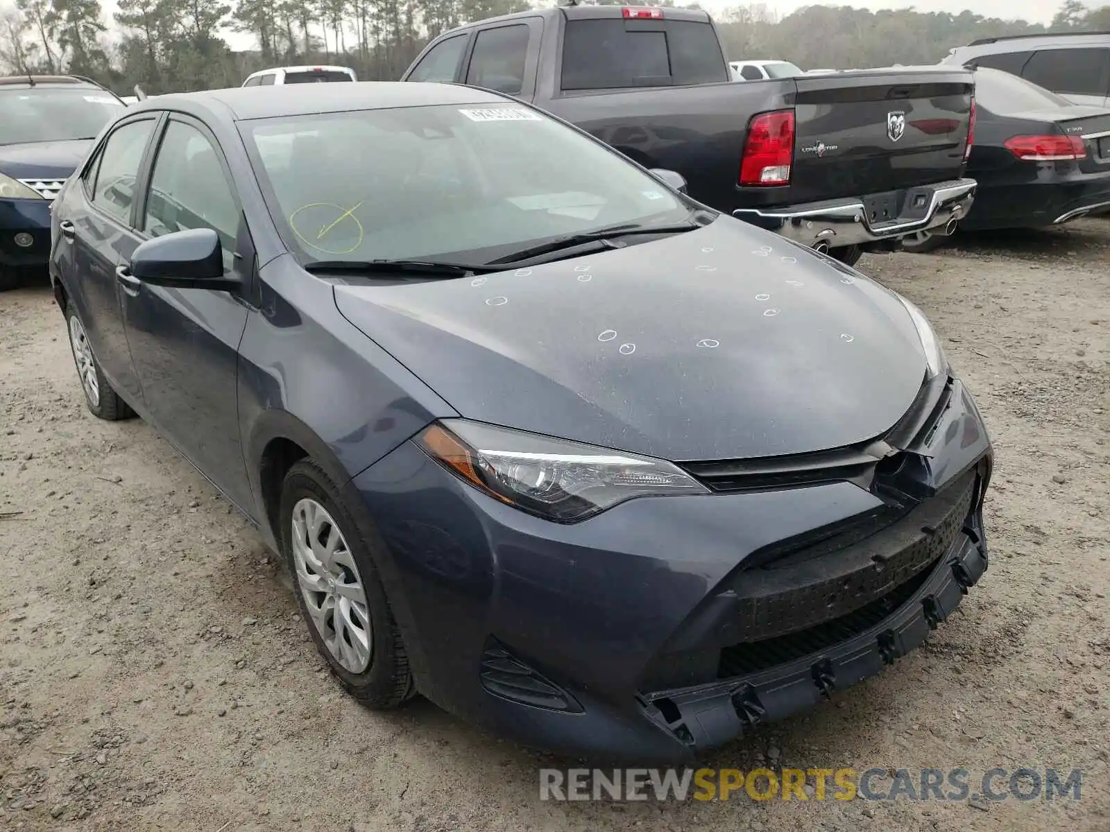 1 Photograph of a damaged car 5YFBURHE7KP897831 TOYOTA COROLLA 2019