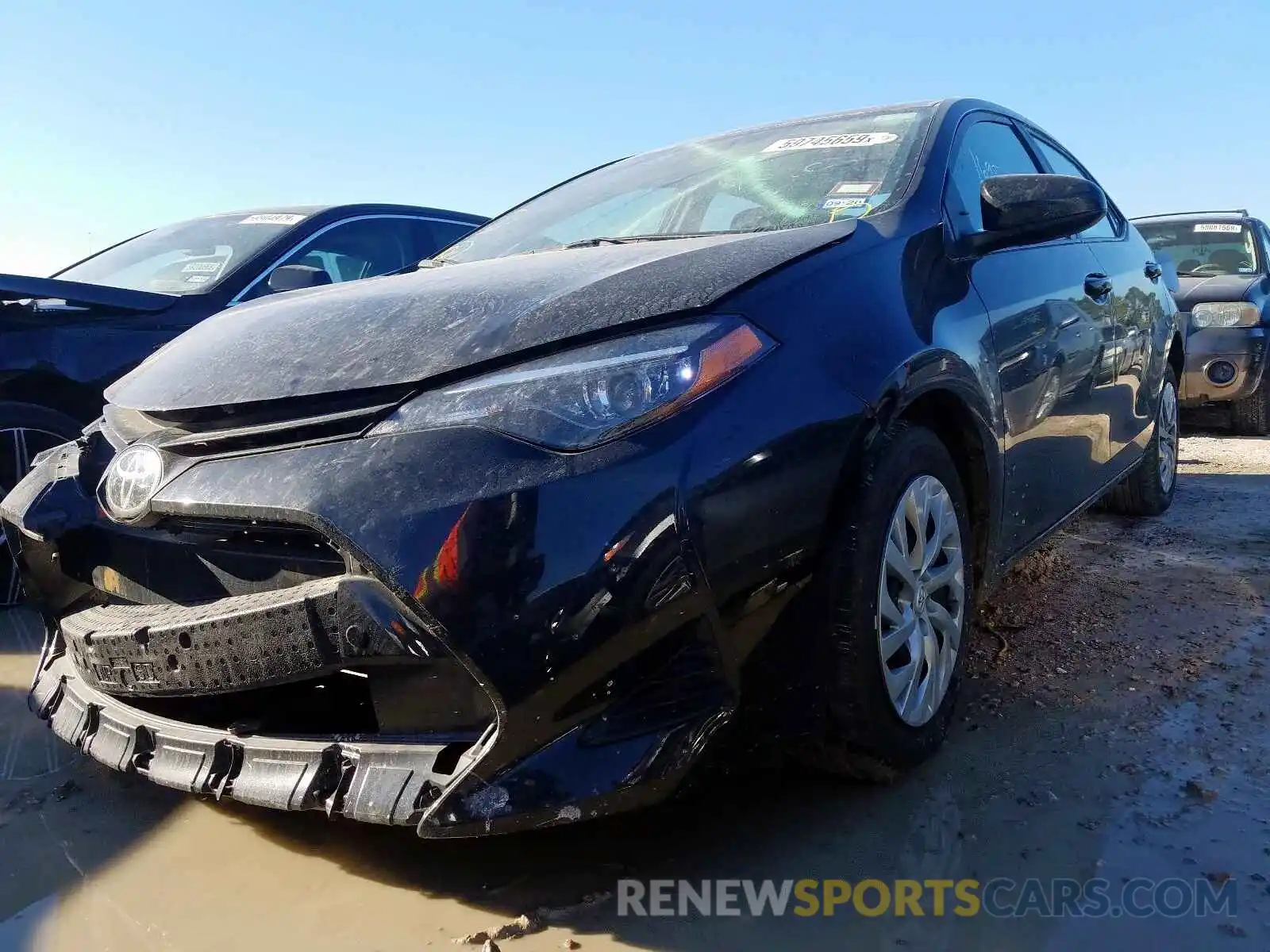 2 Photograph of a damaged car 5YFBURHE7KP897957 TOYOTA COROLLA 2019