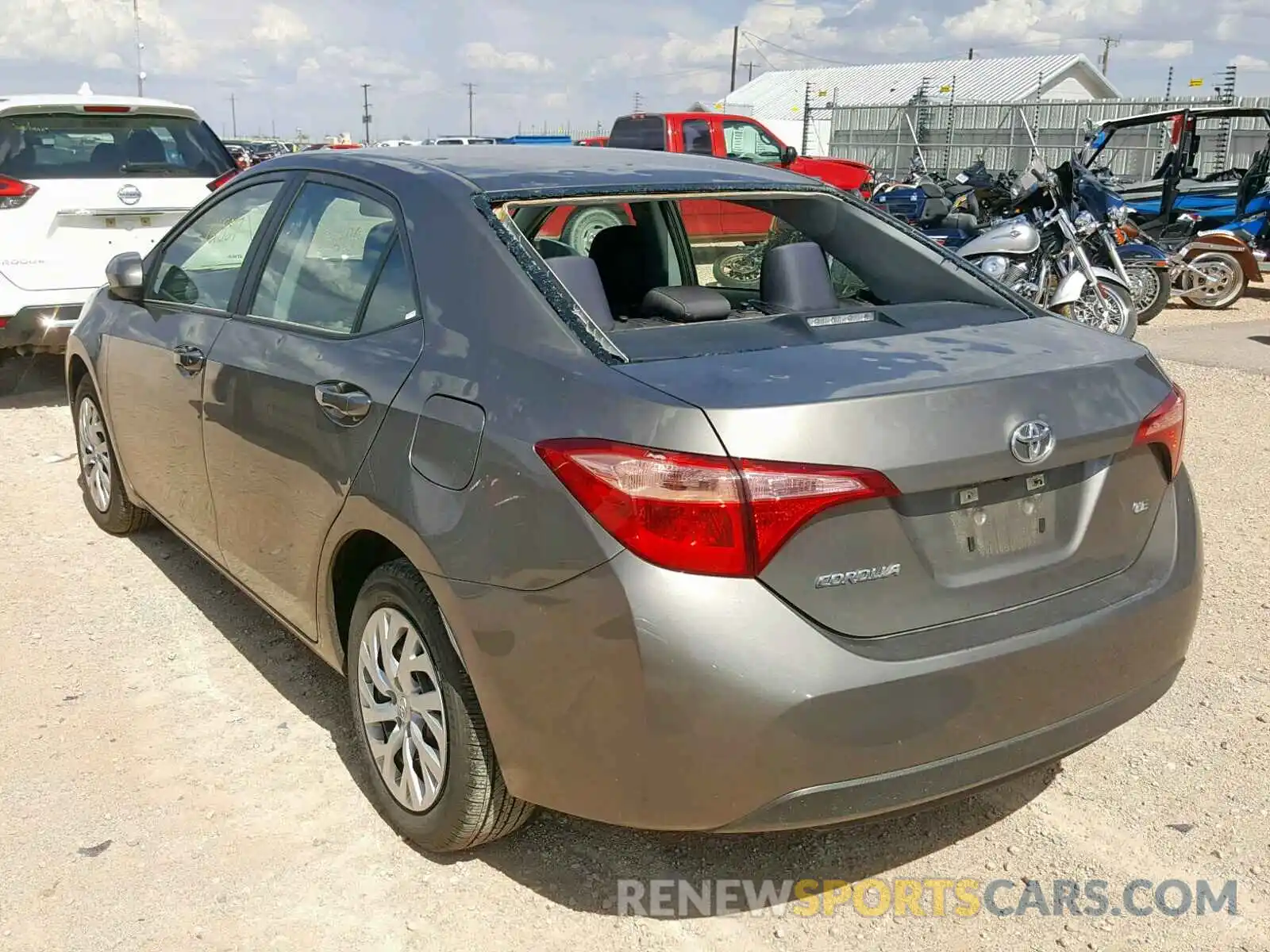 3 Photograph of a damaged car 5YFBURHE7KP898011 TOYOTA COROLLA 2019