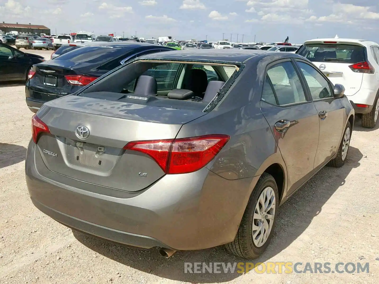 4 Photograph of a damaged car 5YFBURHE7KP898011 TOYOTA COROLLA 2019