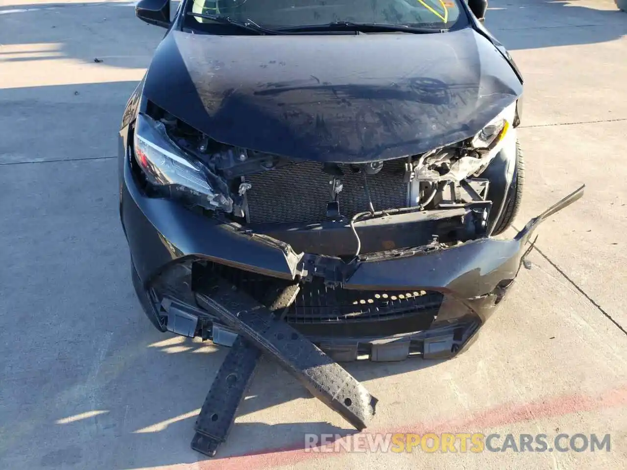 9 Photograph of a damaged car 5YFBURHE7KP898042 TOYOTA COROLLA 2019