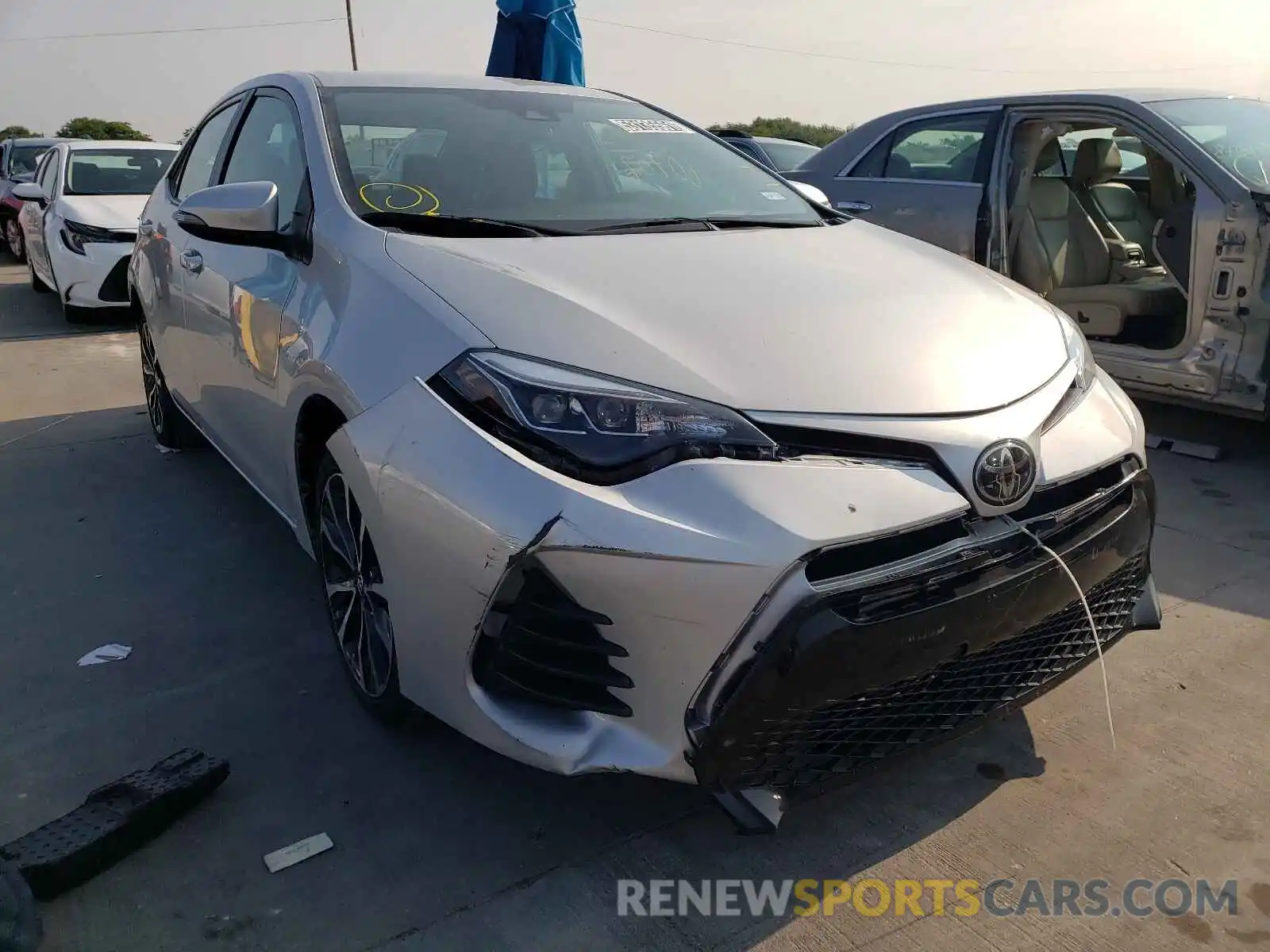 1 Photograph of a damaged car 5YFBURHE7KP898266 TOYOTA COROLLA 2019