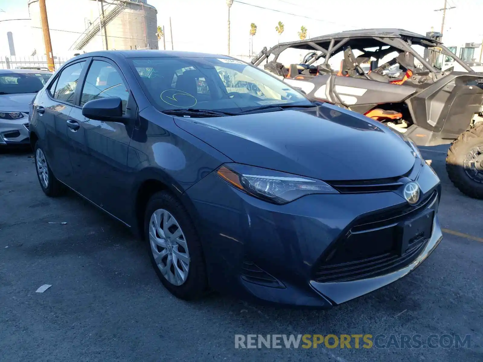 1 Photograph of a damaged car 5YFBURHE7KP898302 TOYOTA COROLLA 2019