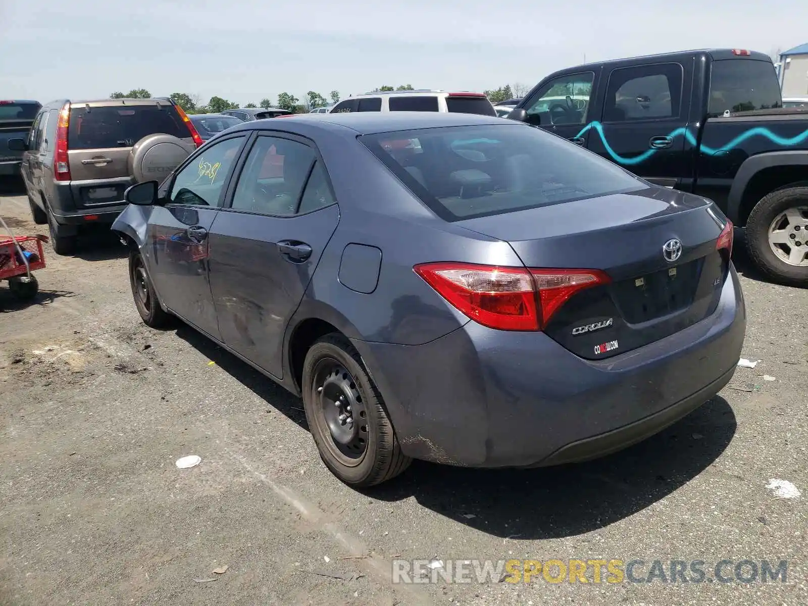 3 Photograph of a damaged car 5YFBURHE7KP898445 TOYOTA COROLLA 2019