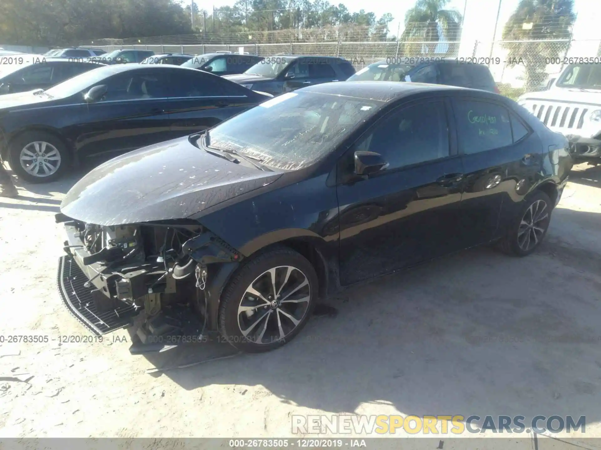 2 Photograph of a damaged car 5YFBURHE7KP898509 TOYOTA COROLLA 2019