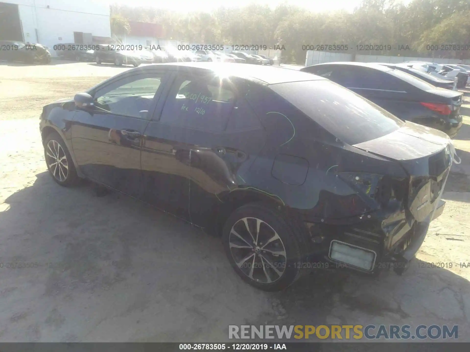 3 Photograph of a damaged car 5YFBURHE7KP898509 TOYOTA COROLLA 2019