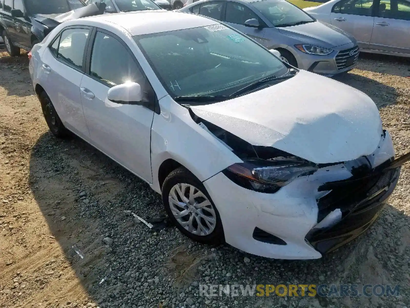 1 Photograph of a damaged car 5YFBURHE7KP898526 TOYOTA COROLLA 2019