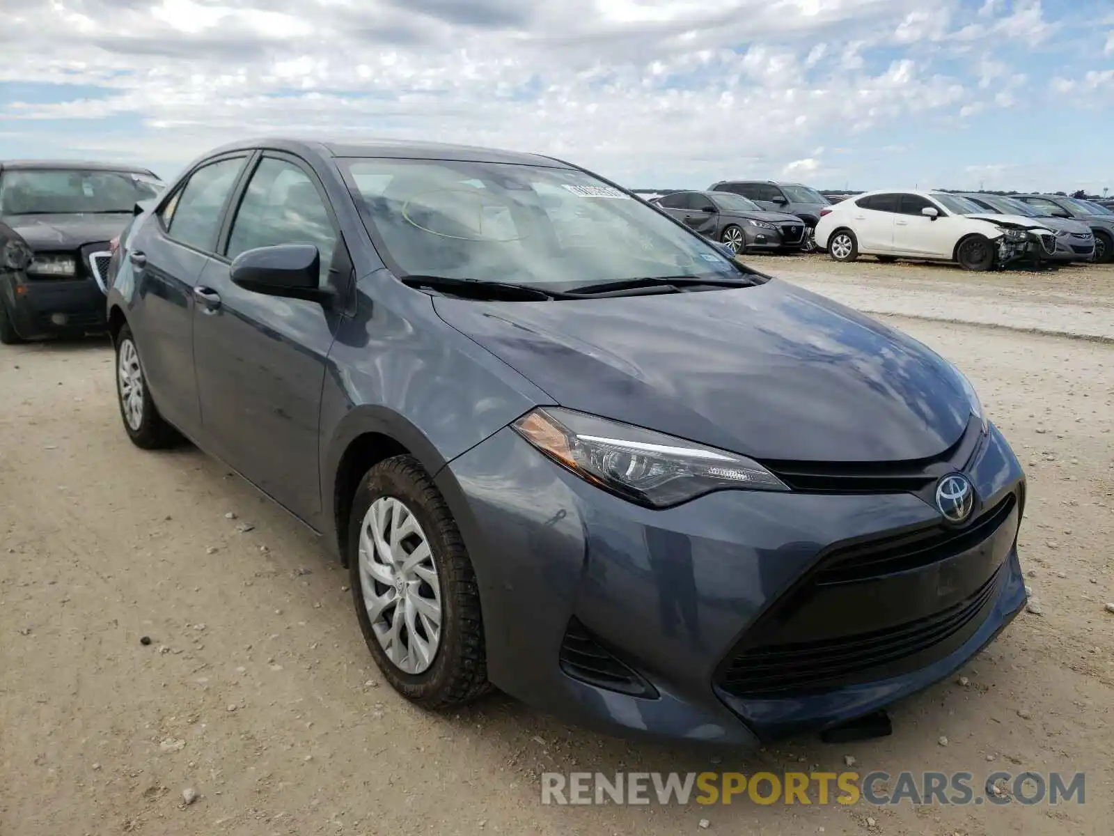 1 Photograph of a damaged car 5YFBURHE7KP898560 TOYOTA COROLLA 2019