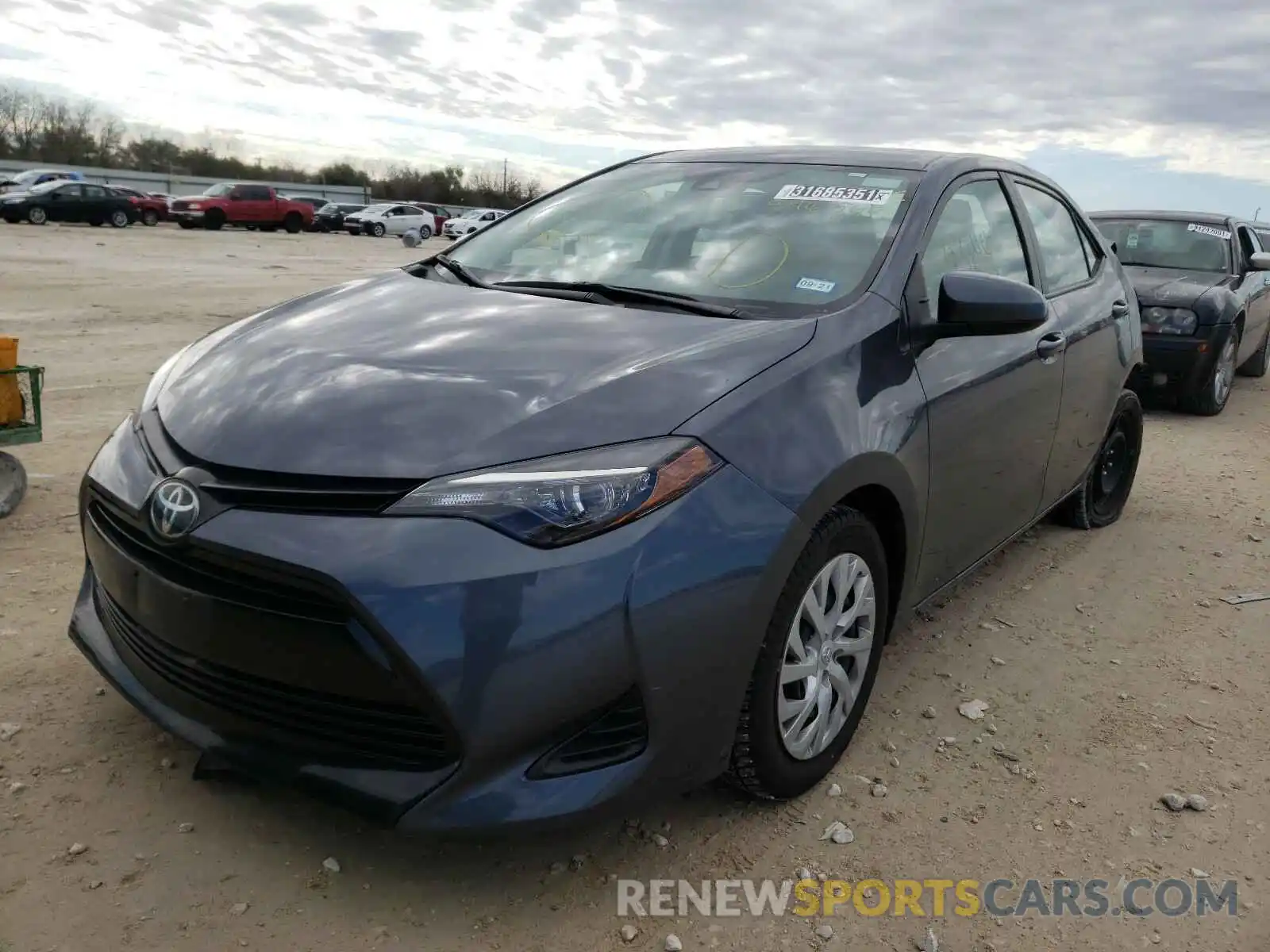 2 Photograph of a damaged car 5YFBURHE7KP898560 TOYOTA COROLLA 2019