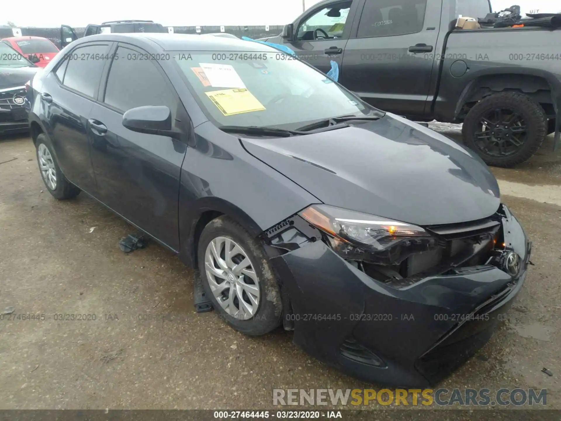 1 Photograph of a damaged car 5YFBURHE7KP898607 TOYOTA COROLLA 2019