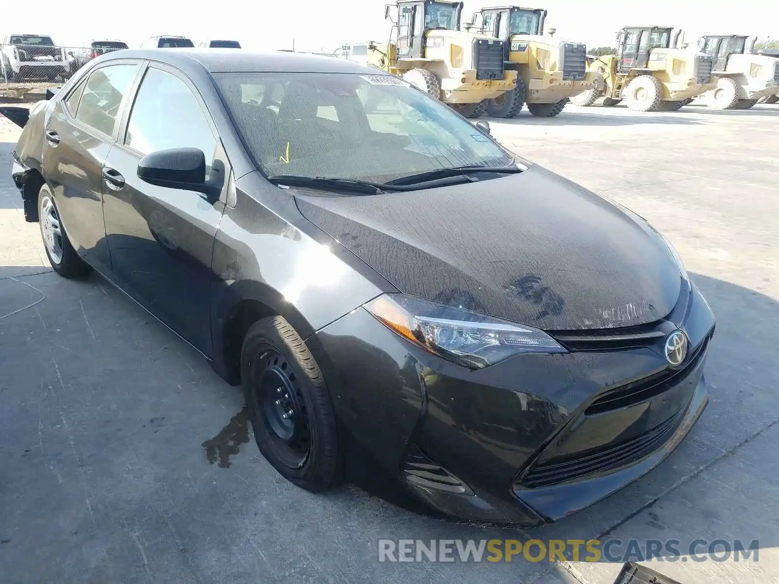 1 Photograph of a damaged car 5YFBURHE7KP899028 TOYOTA COROLLA 2019