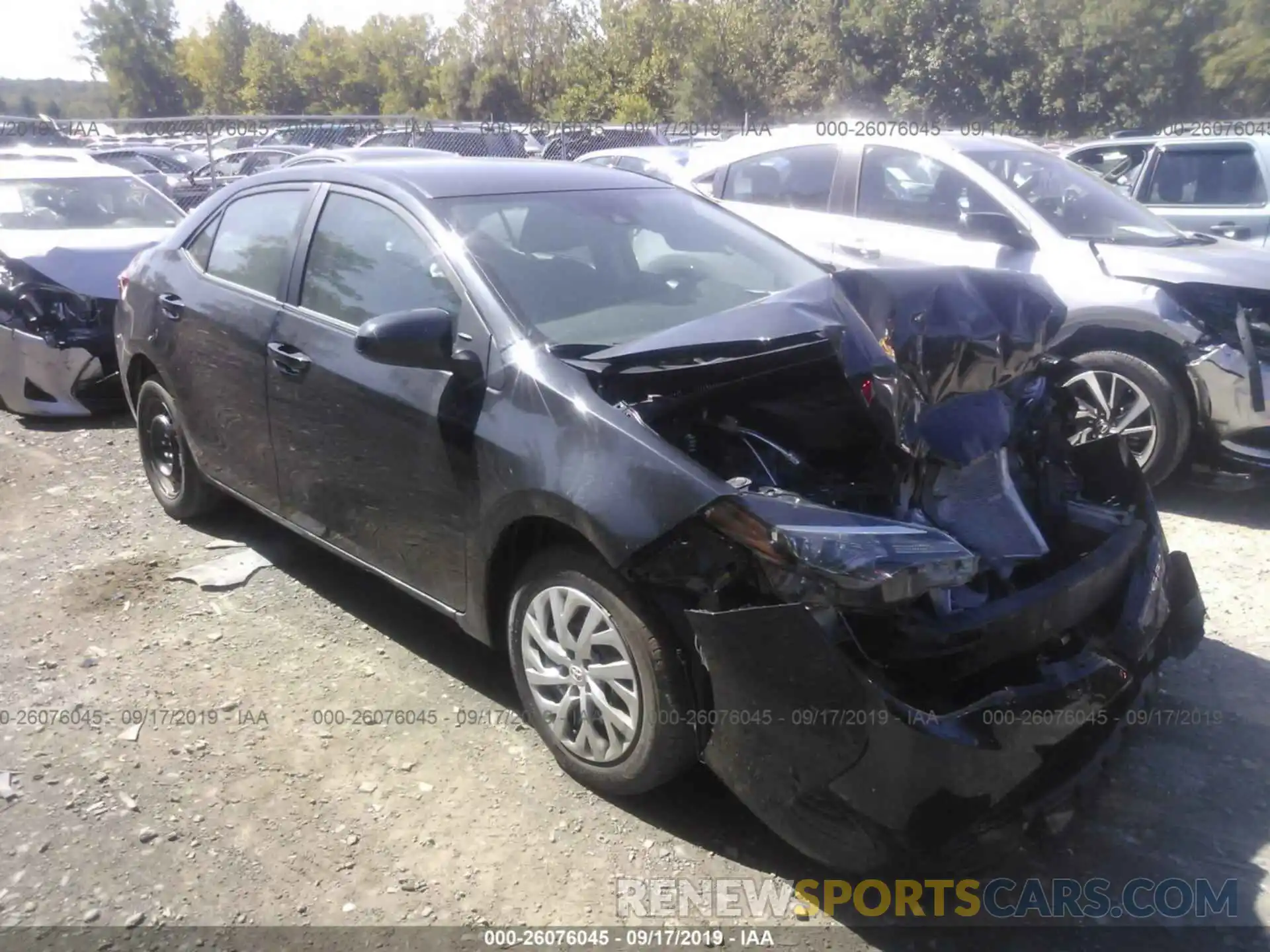 1 Photograph of a damaged car 5YFBURHE7KP899157 TOYOTA COROLLA 2019