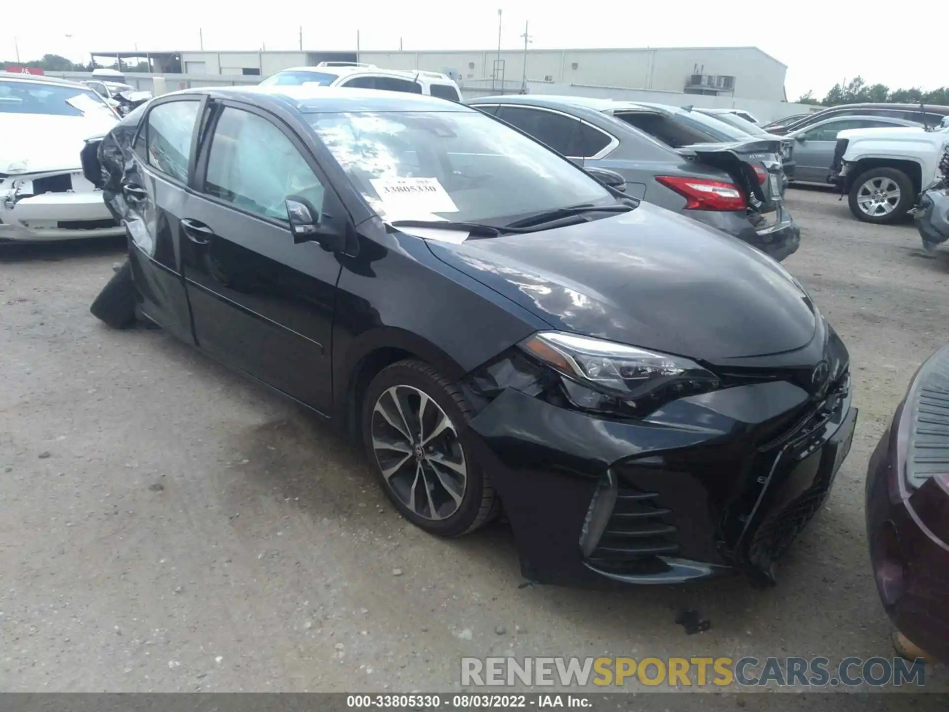 1 Photograph of a damaged car 5YFBURHE7KP899255 TOYOTA COROLLA 2019