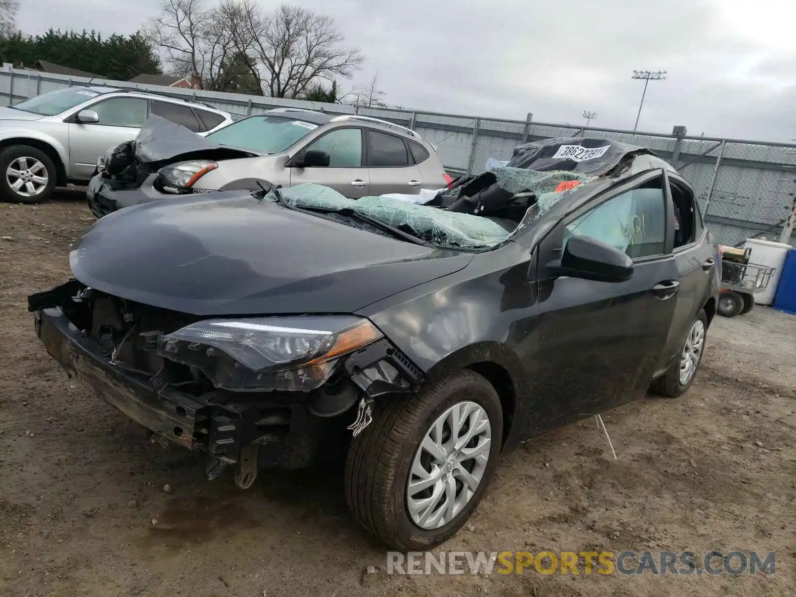 2 Photograph of a damaged car 5YFBURHE7KP899482 TOYOTA COROLLA 2019