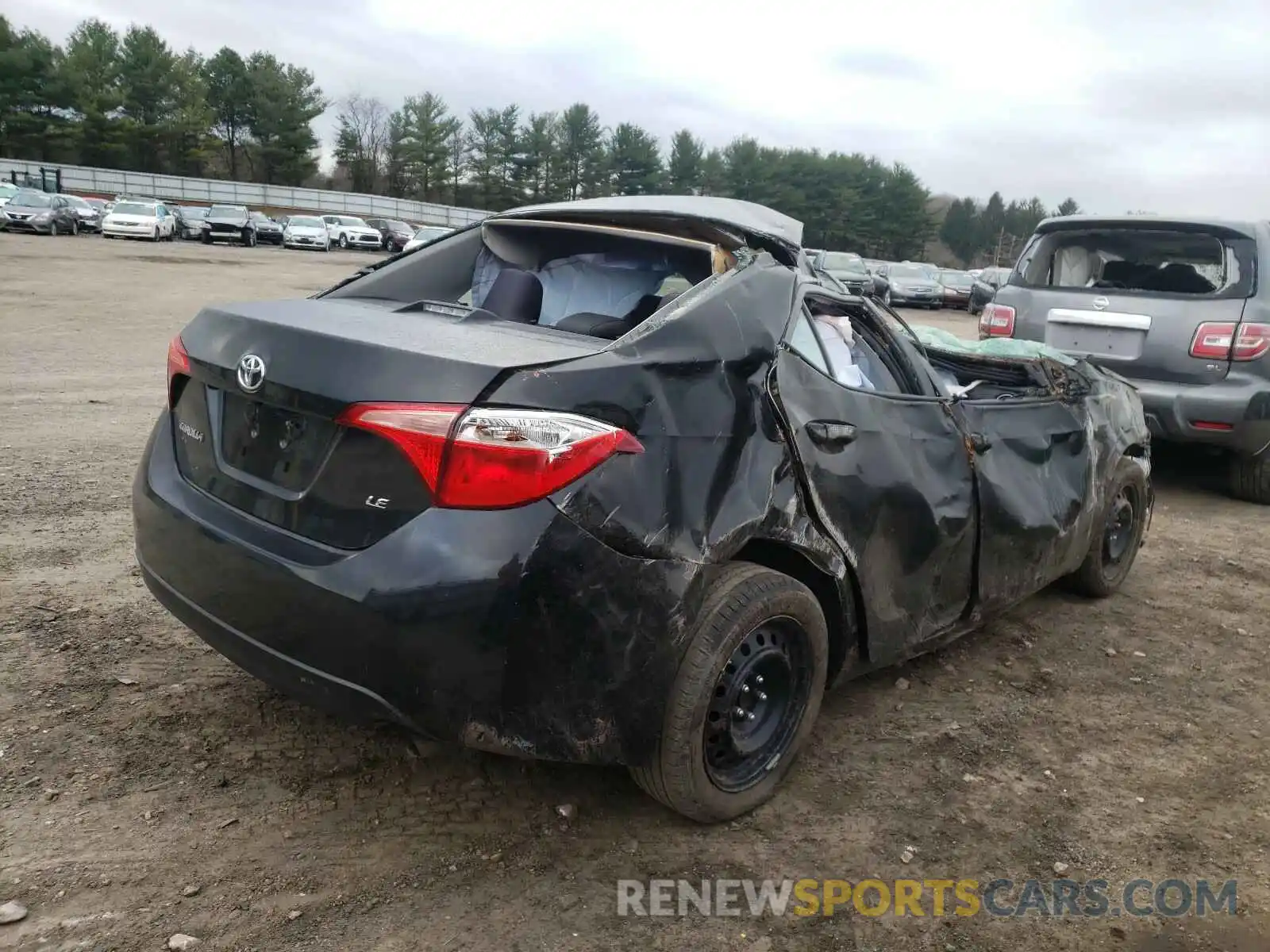 4 Photograph of a damaged car 5YFBURHE7KP899482 TOYOTA COROLLA 2019